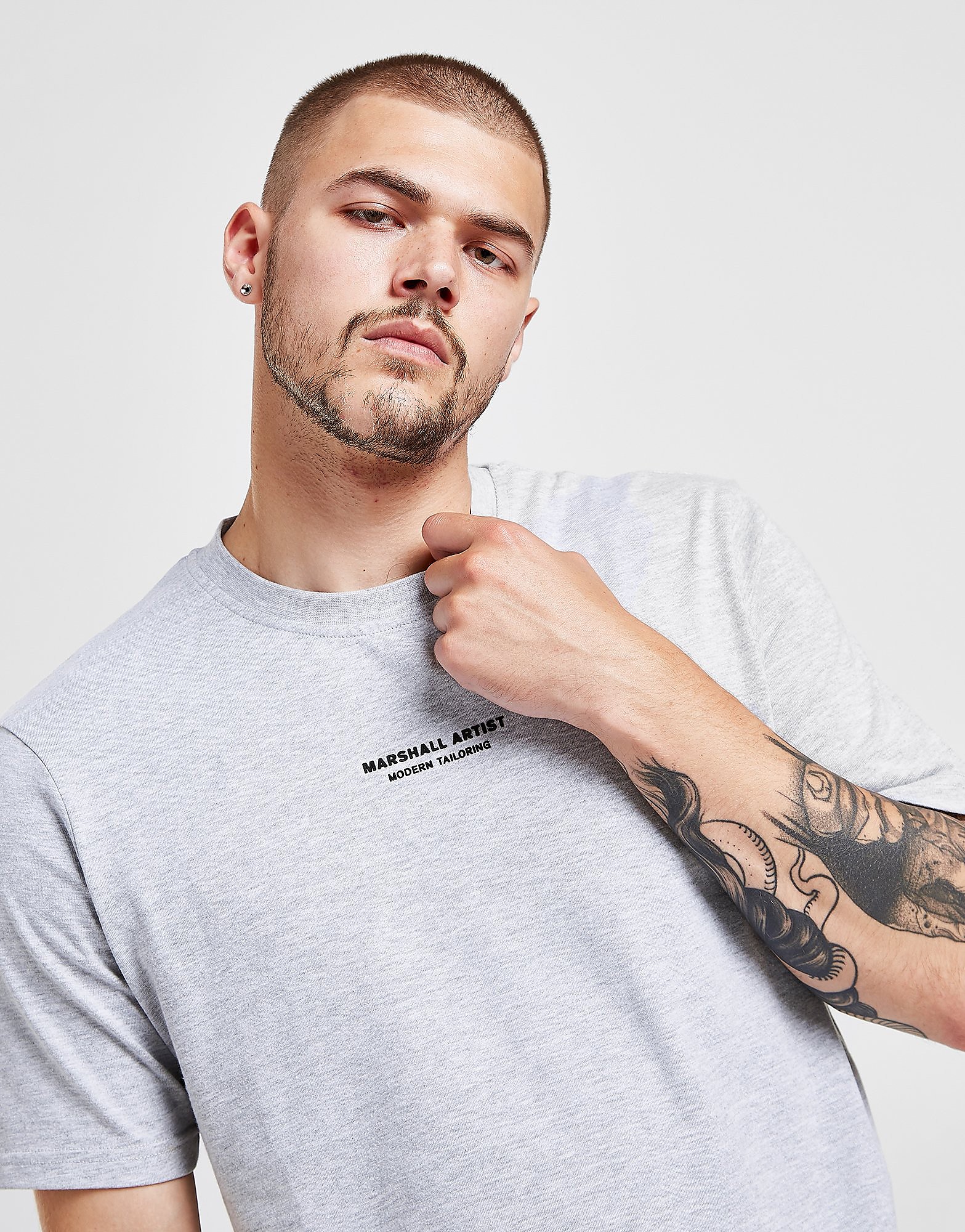 

Marshall Artist Siren Inject T-Shirt - Grey - Mens, Grey