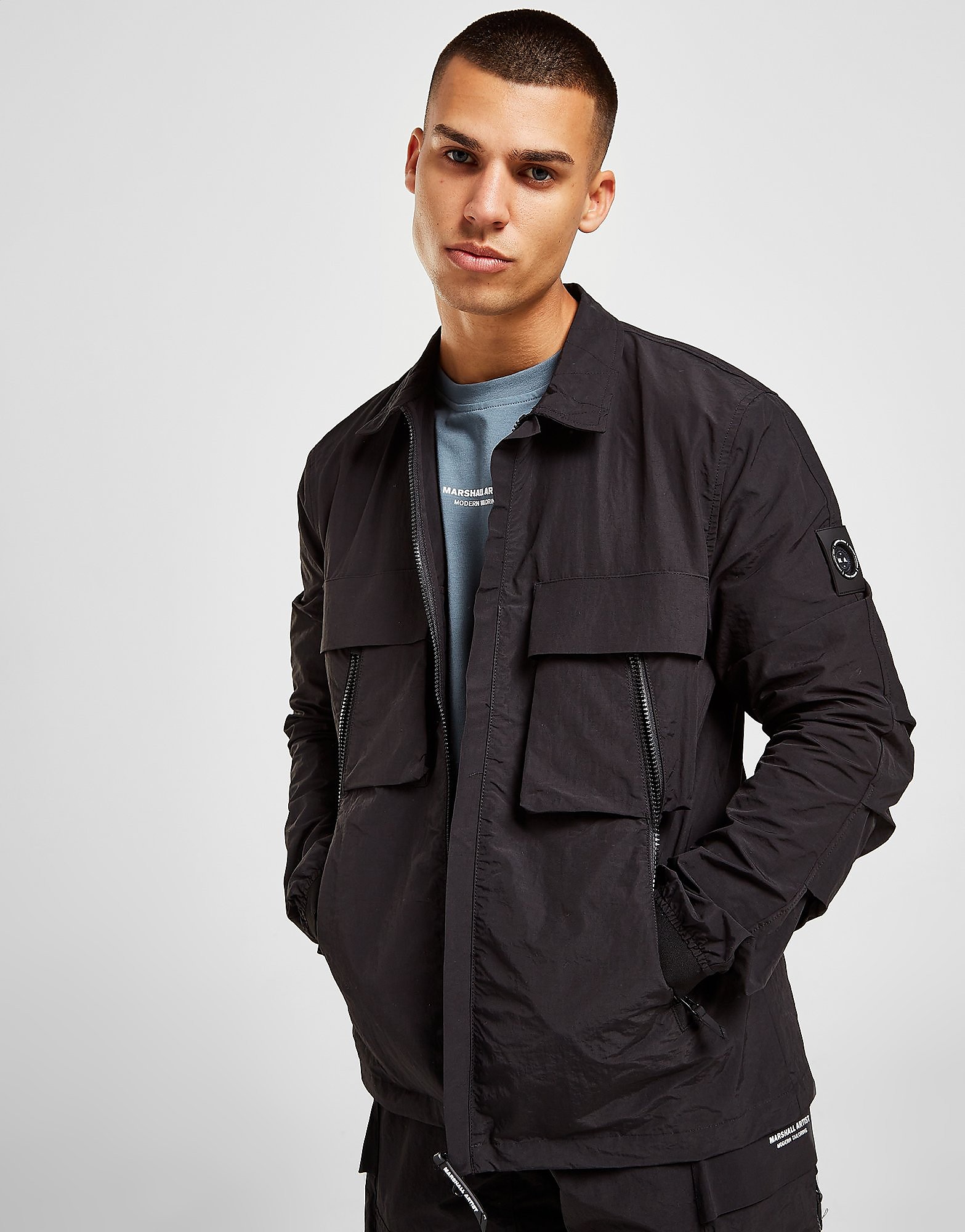 

Marshall Artist Quattro Overshirt - Black - Mens, Black