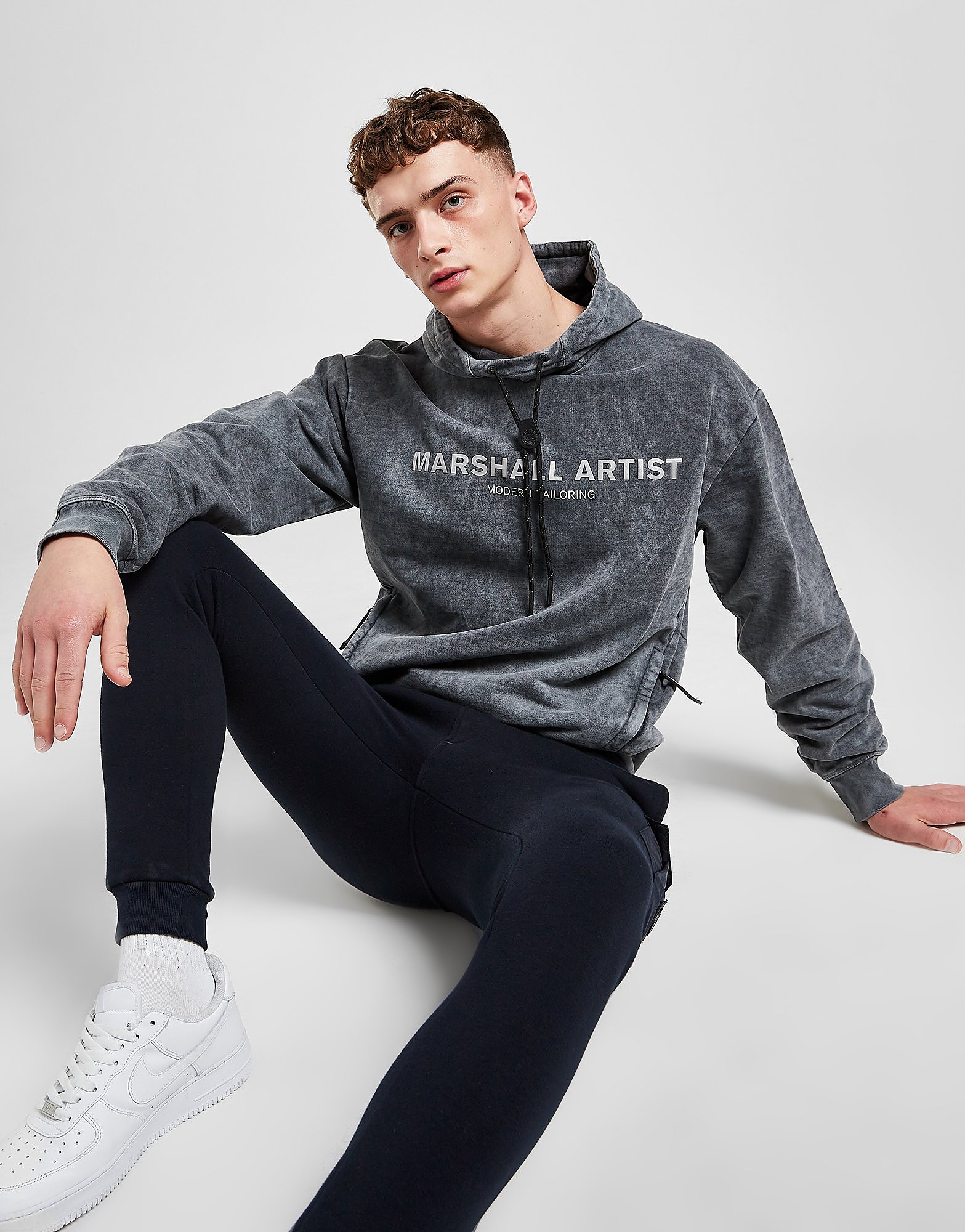 

Marshall Artist Reflective Acid Hoodie - Grey - Mens, Grey