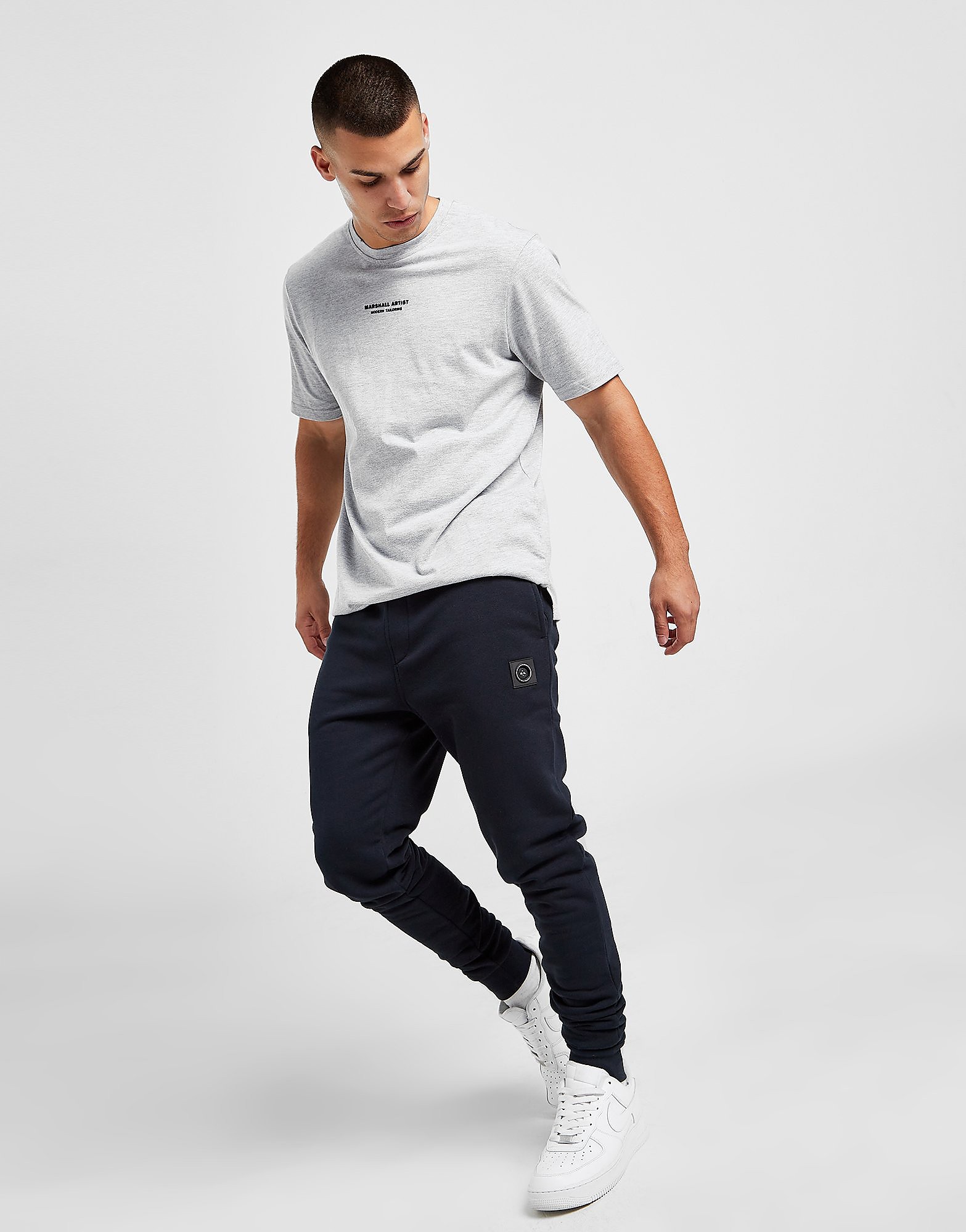 

Marshall Artist Siren Cuffed Fleece Joggers - Navy - Mens, Navy