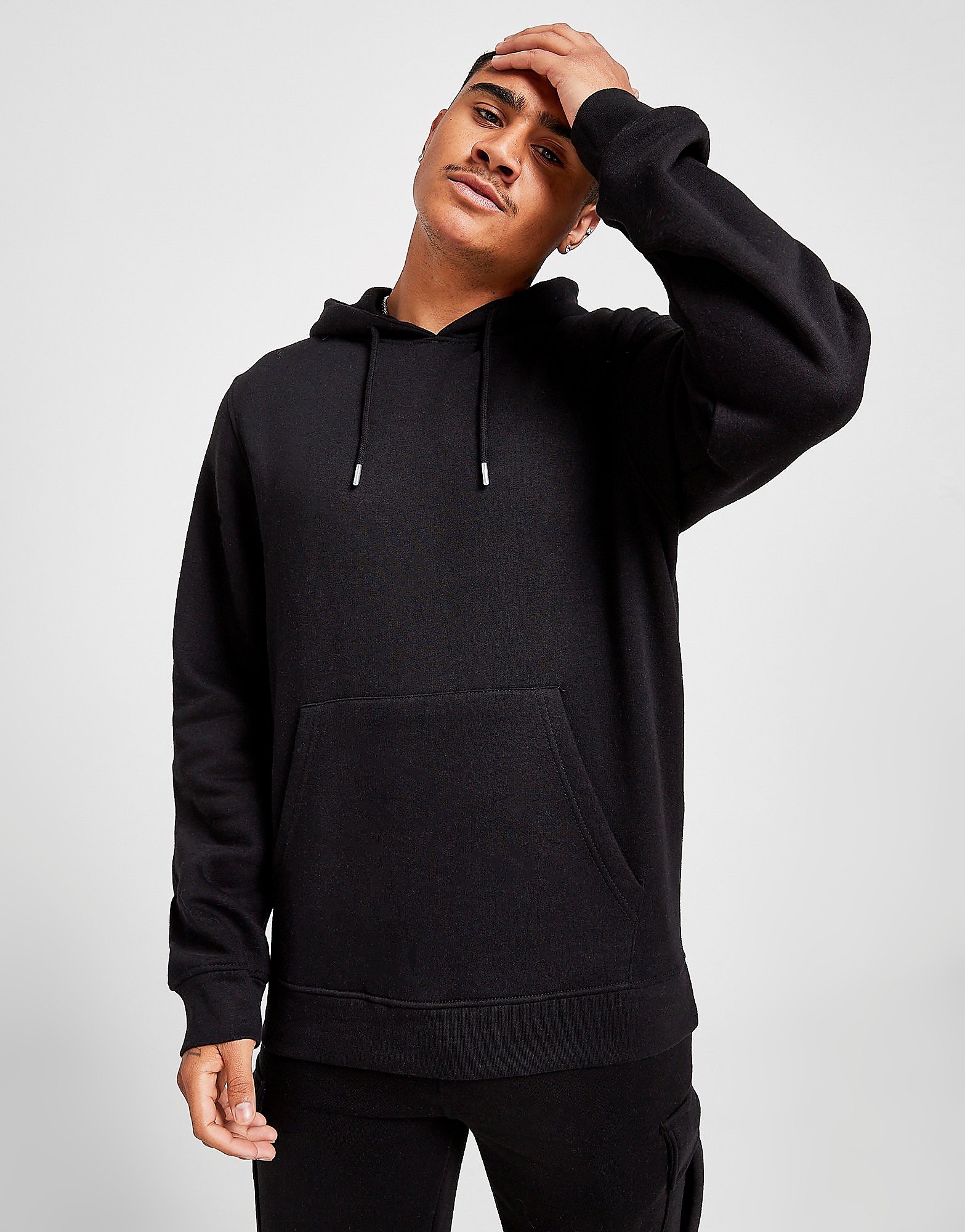 

Sustainable Essentials Grevill Overhead Hoodie - Black - Mens, Black