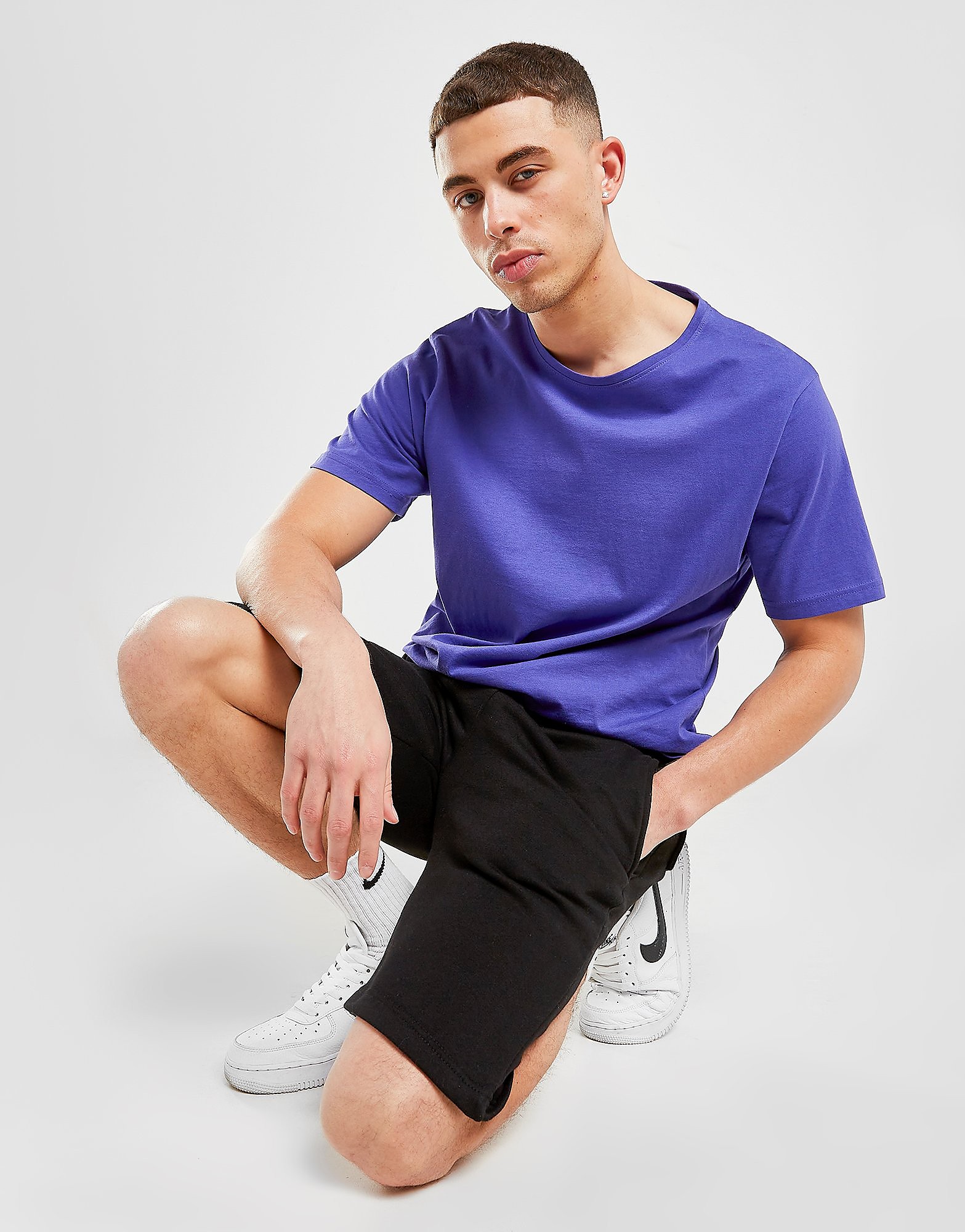 

Sustainable Essentials Skip Fleece Shorts - Black - Mens, Black