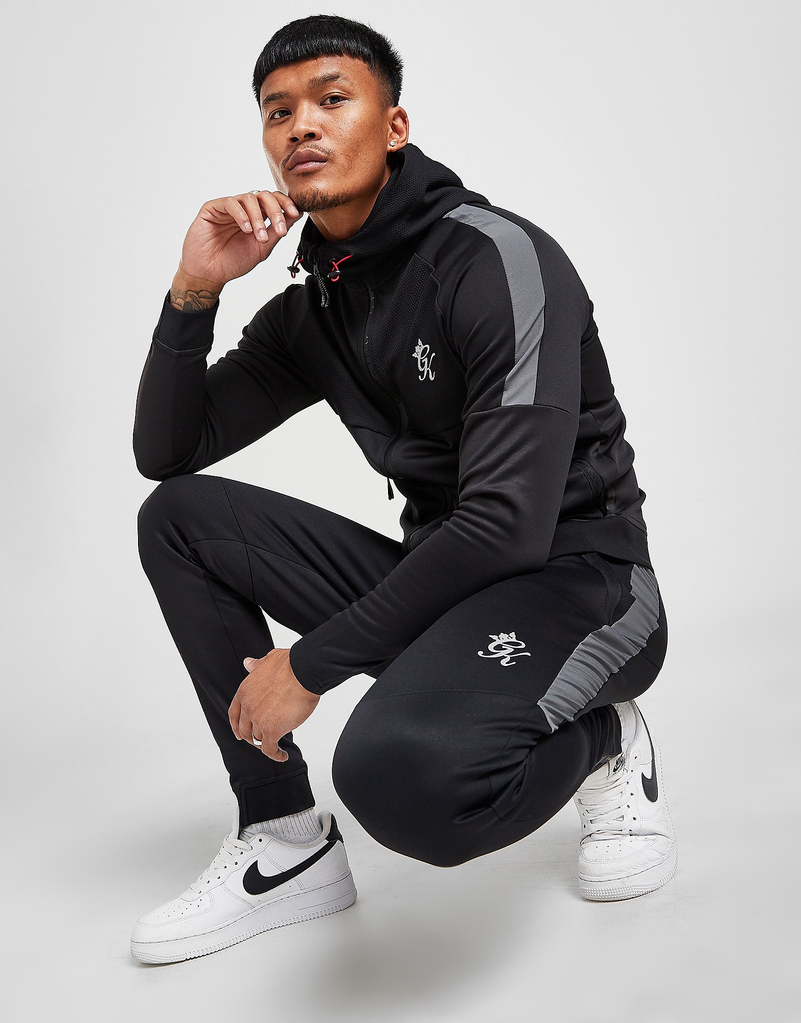 

Gym King Focus Grid Track Pants - Black - Mens, Black