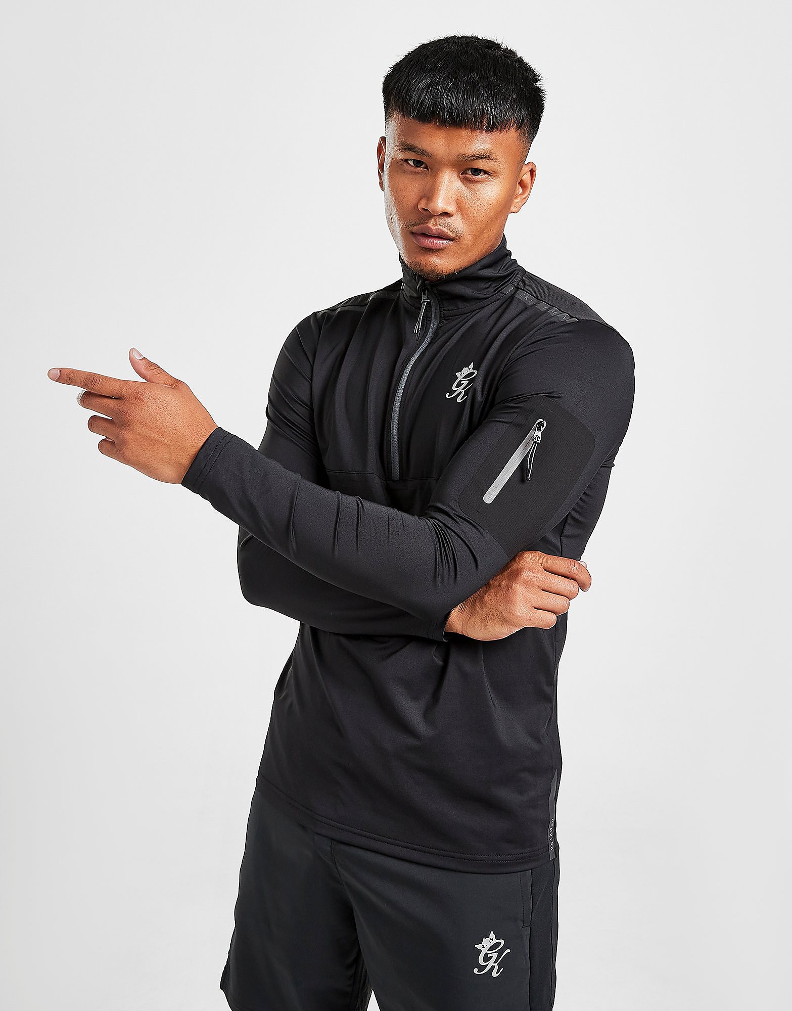 

Gym King Flex 1/4 Zip Top - Only at JD - Black - Mens, Black