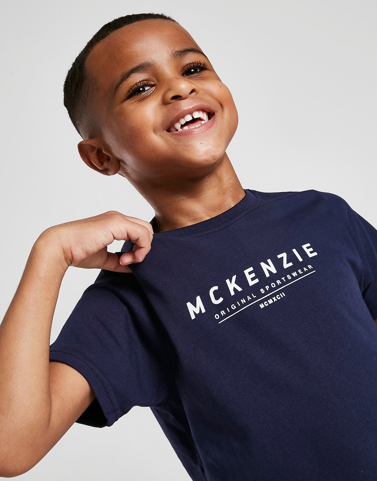

McKenzie Mini Essential Large Logo T-Shirt Children - Only at JD - Navy - Kids, Navy