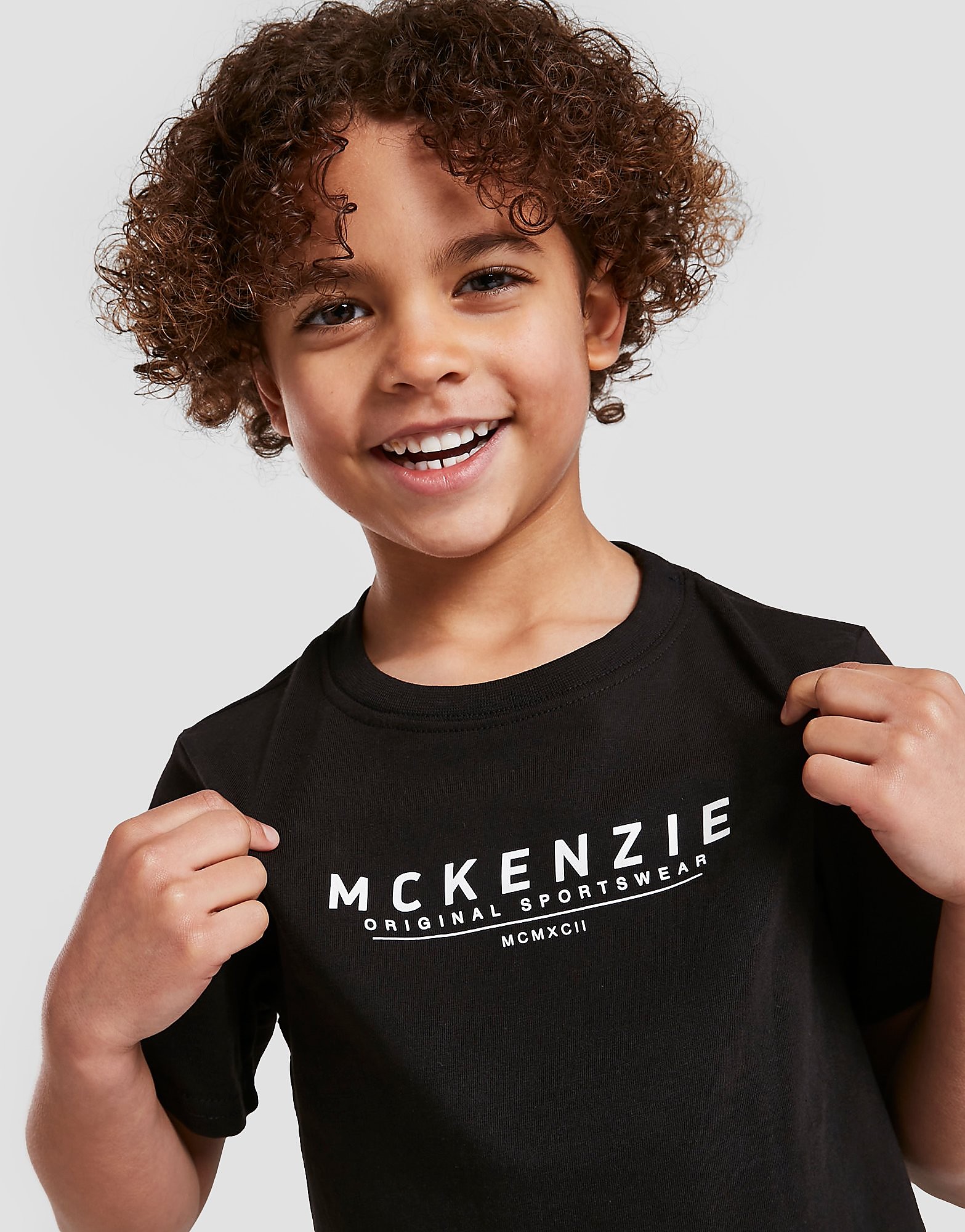 

McKenzie Mini Essential Large Logo T-Shirt Children - Only at JD - Black - Kids, Black