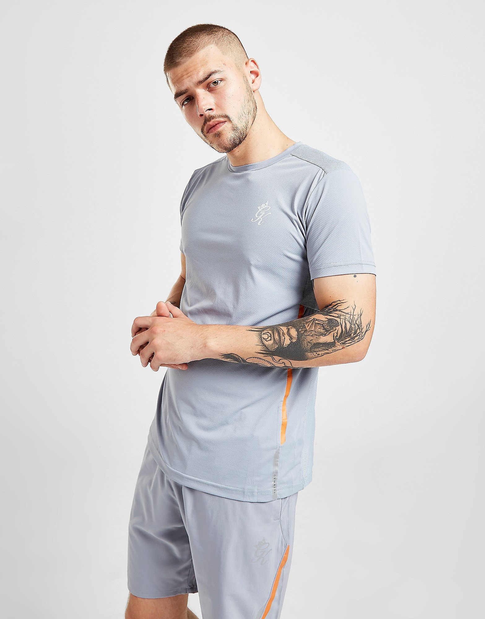 

Gym King Flex T-Shirt - Grey - Mens, Grey