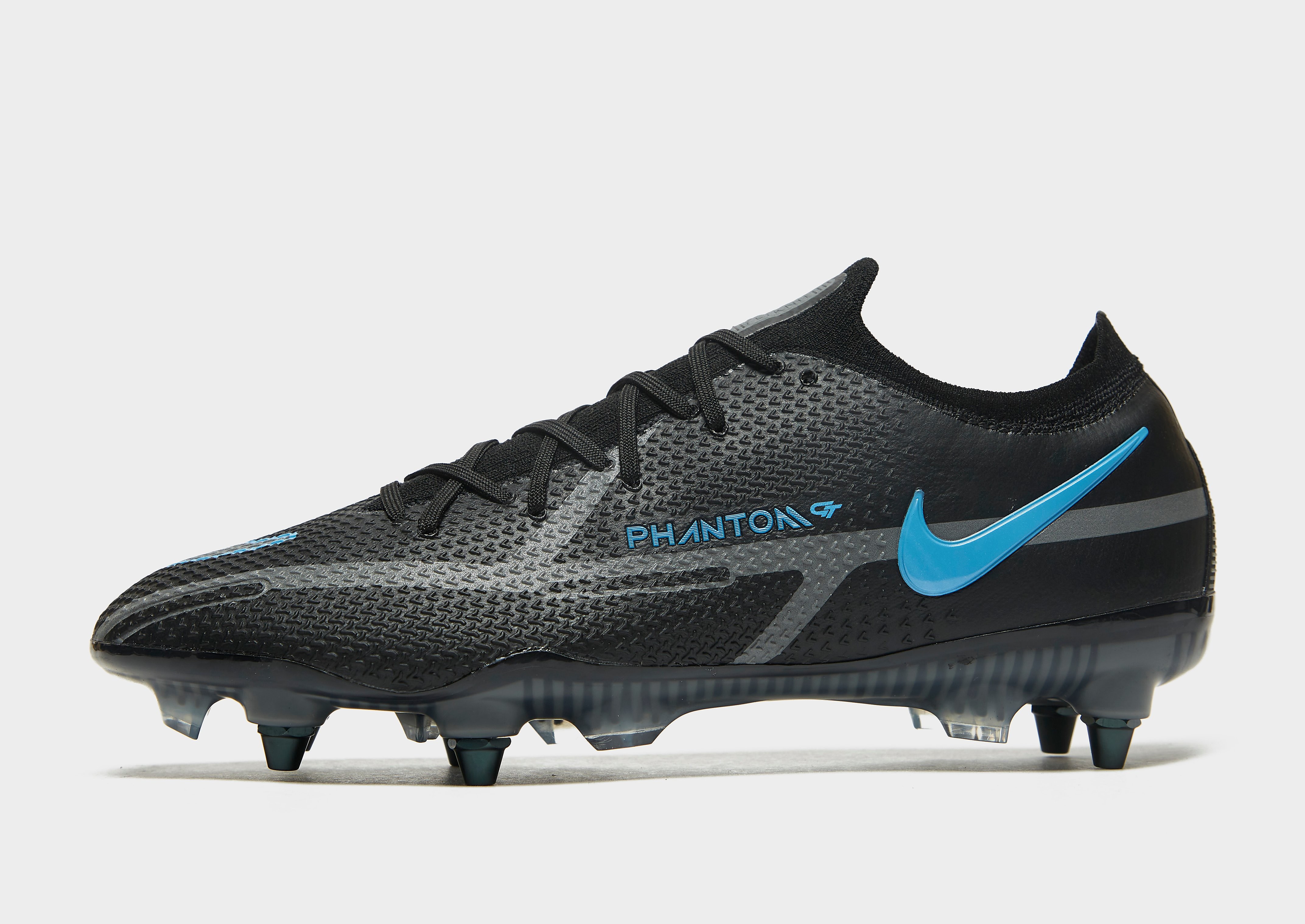 

Nike Black x Prism Phantom GT2 Elite SG Football Boots - Black/Iron Grey/Black - Womens, Black/Iron Grey/Black