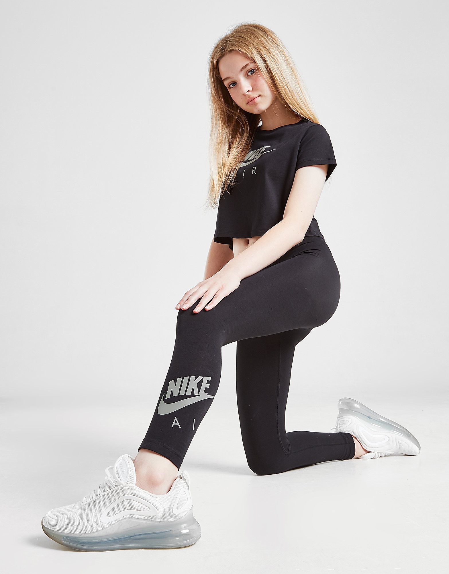 

Nike Girls' Air Leggings Junior - Black - Kids, Black