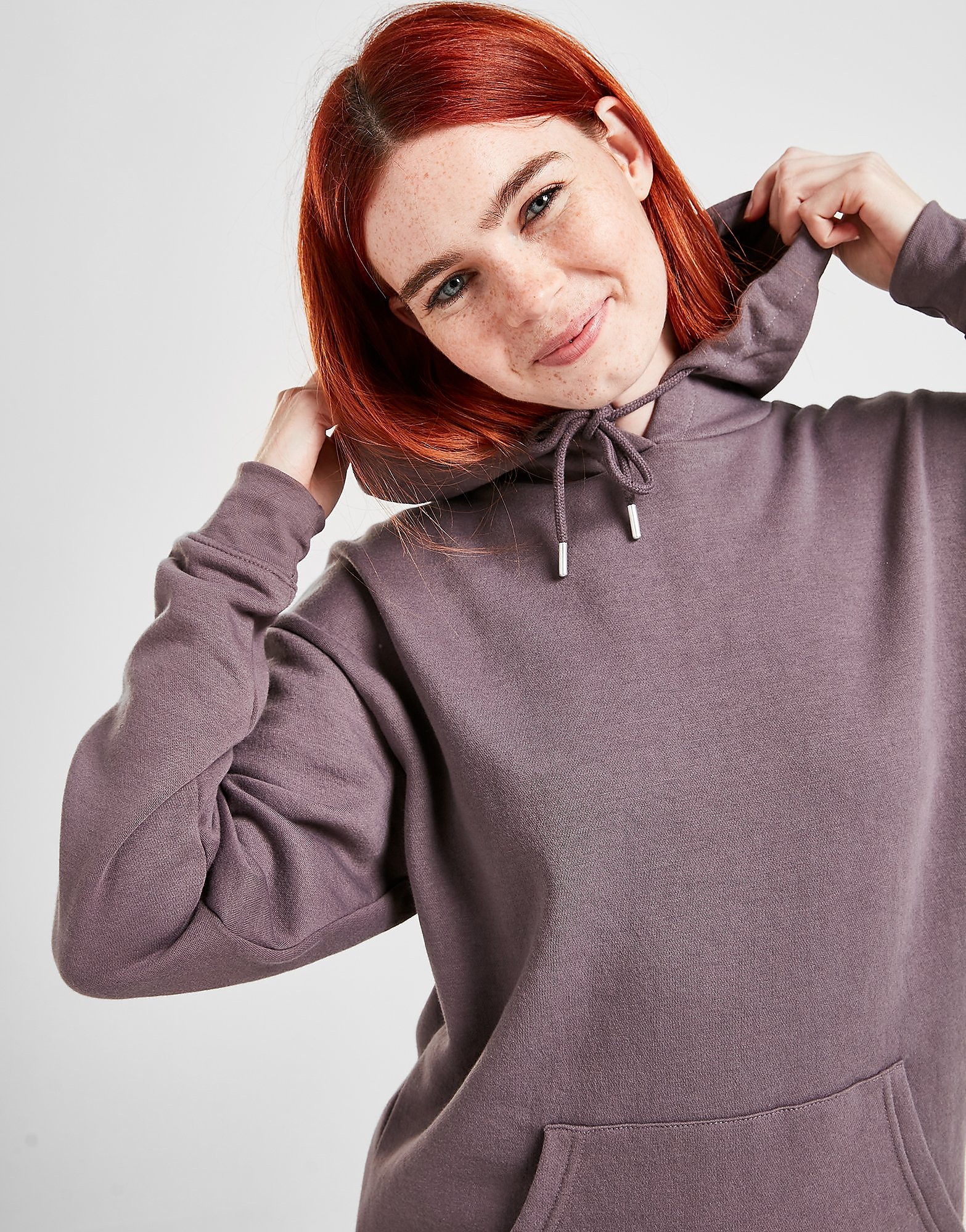 

Sustainable Essentials Essential Overhead Hoodie - Grey - Womens, Grey