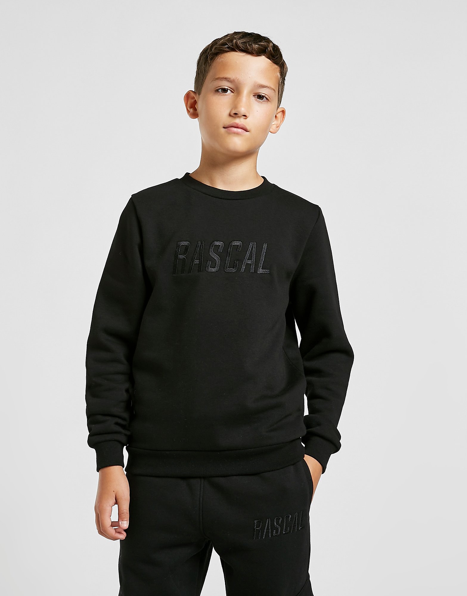 

Rascal Gamma Crew Neck Sweatshirt Junior - Black - Kids, Black