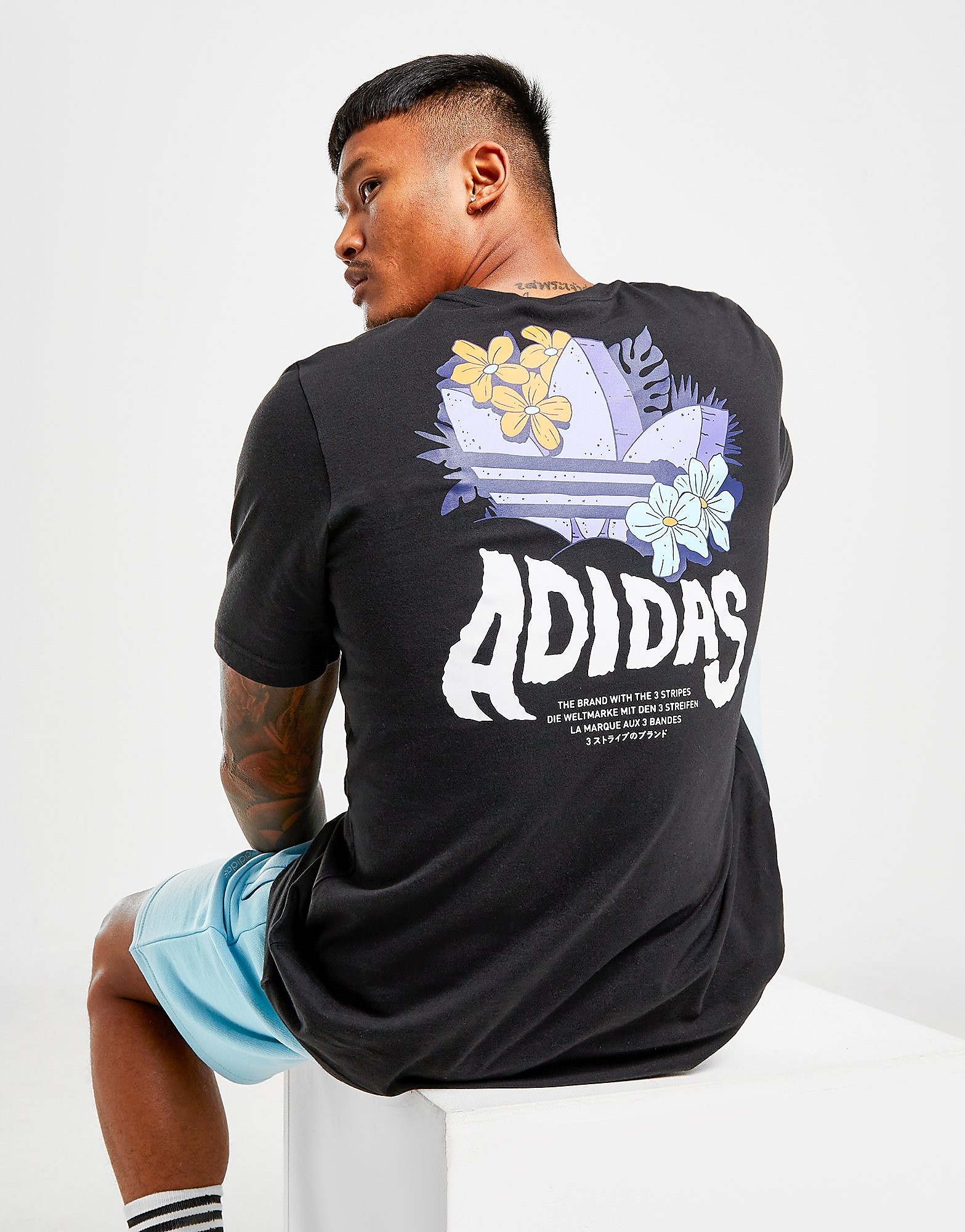 

adidas Originals Back Hit Skater Graphic T-Shirt - Only at JD - Black - Mens, Black