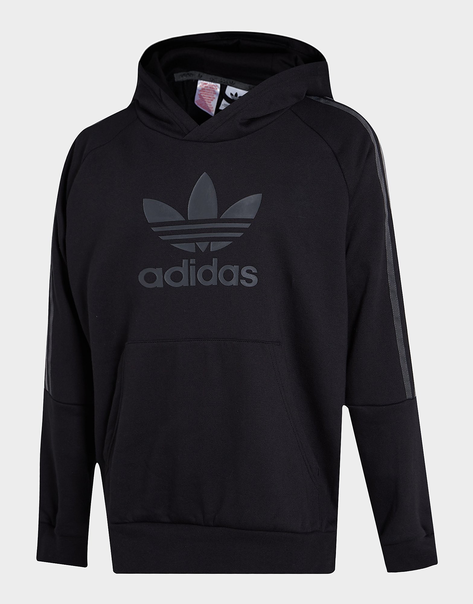 

adidas Originals Tri Stripe Overhead Hoodie Junior - Black - Kids, Black