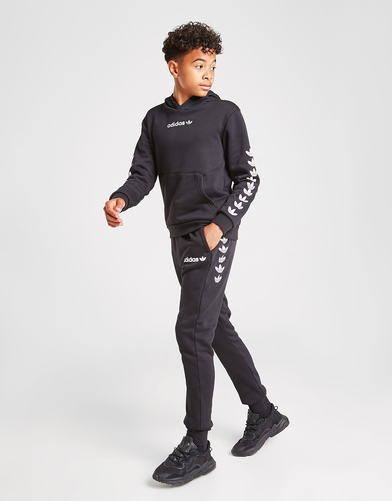 

adidas Originals Repeat Trefoil Joggers Junior - Black - Kids, Black