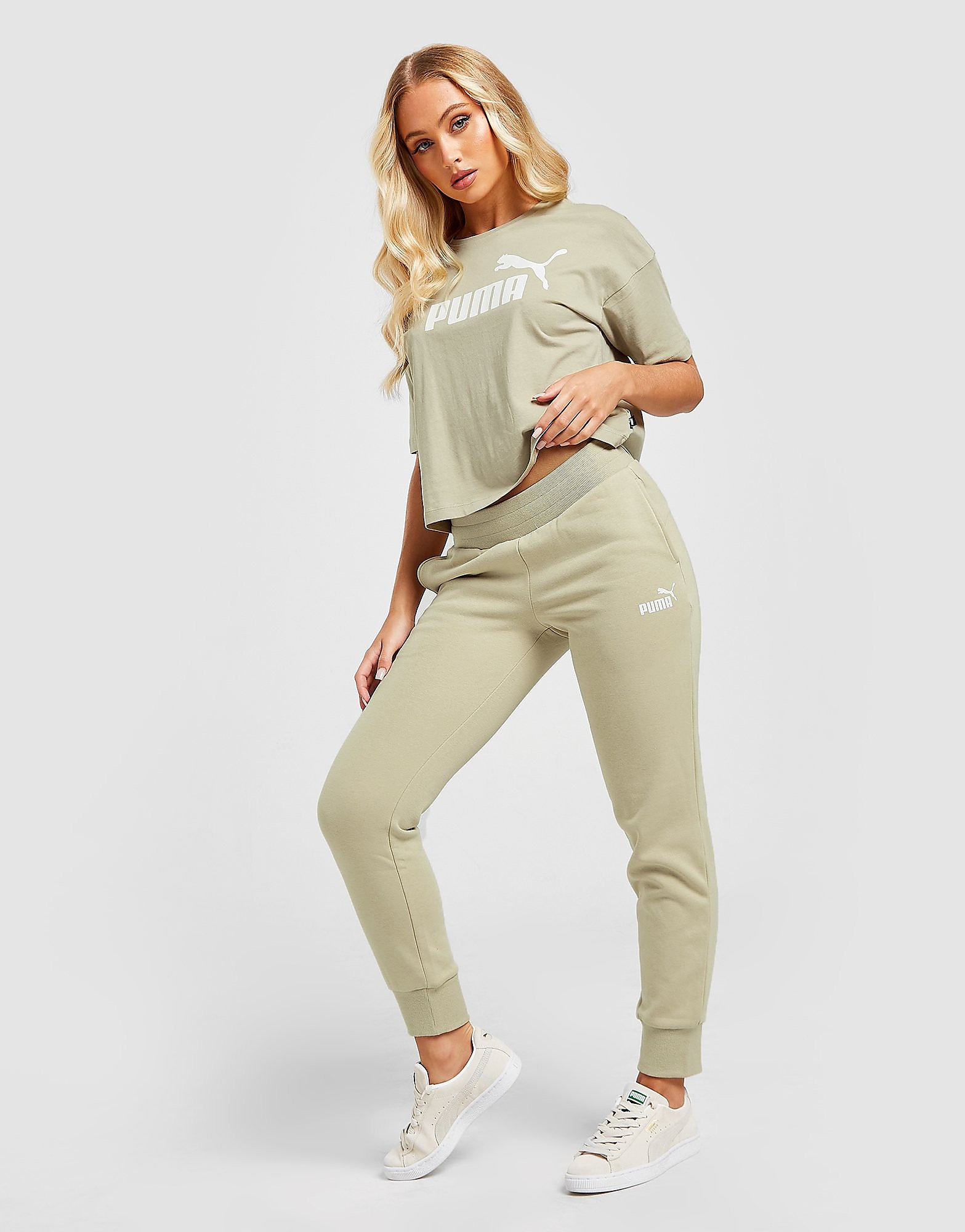 

Puma Core Fleece Joggers - Beige - Womens, Beige