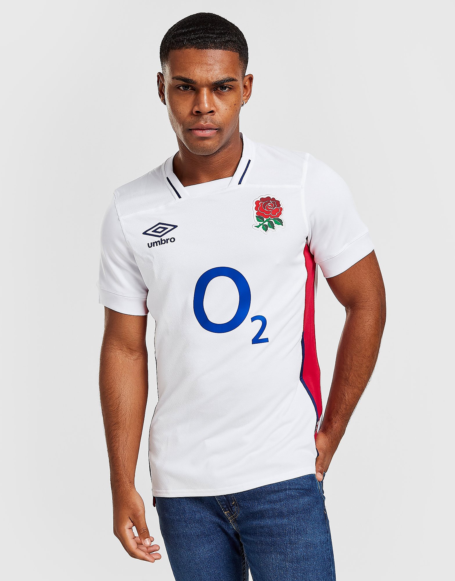 

Umbro England RFU 2021/22 Home Replica Shirt - White - Mens, White