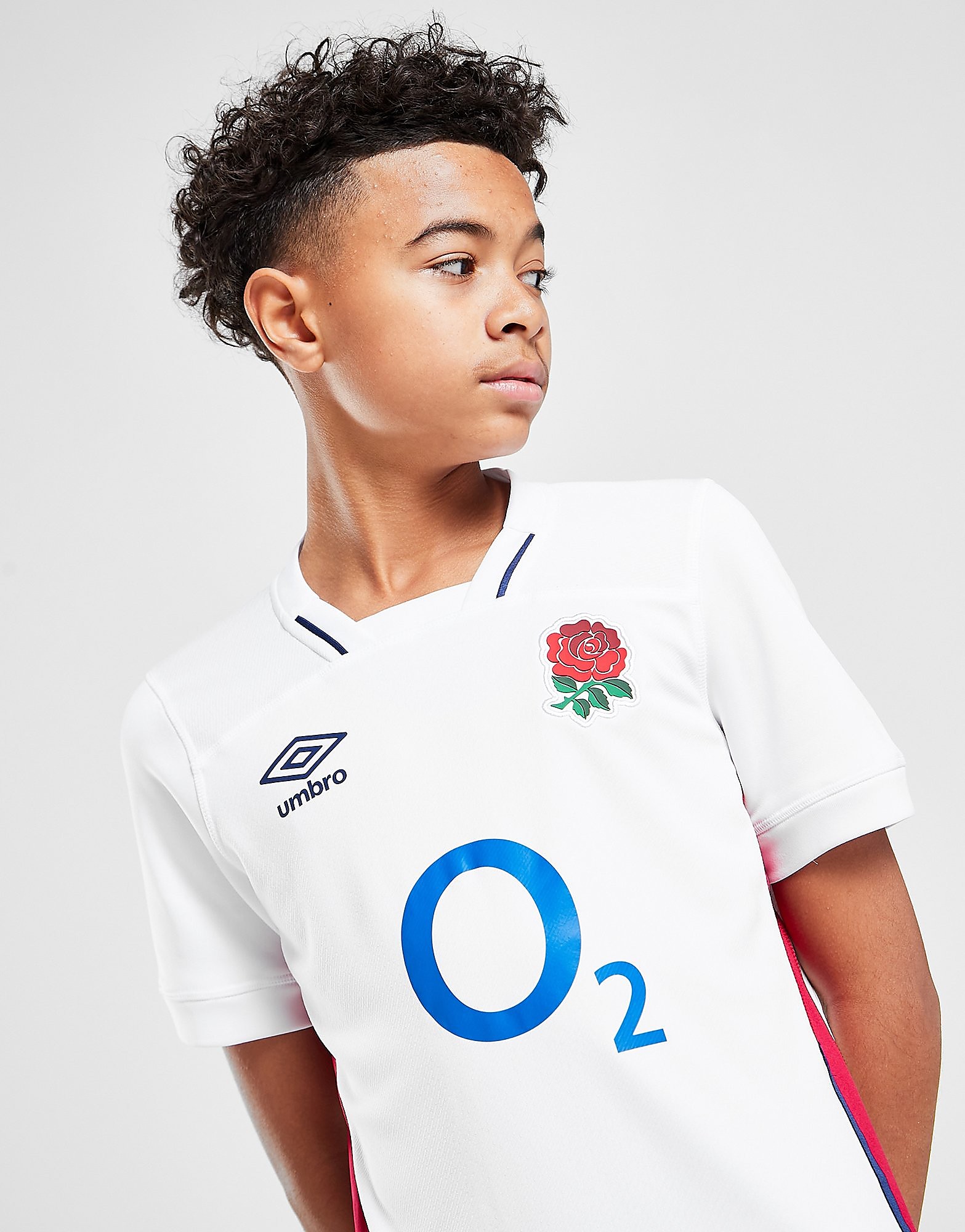 

Umbro England RFU 2021/22 Home Replica Shirt Junior - White - Kids, White