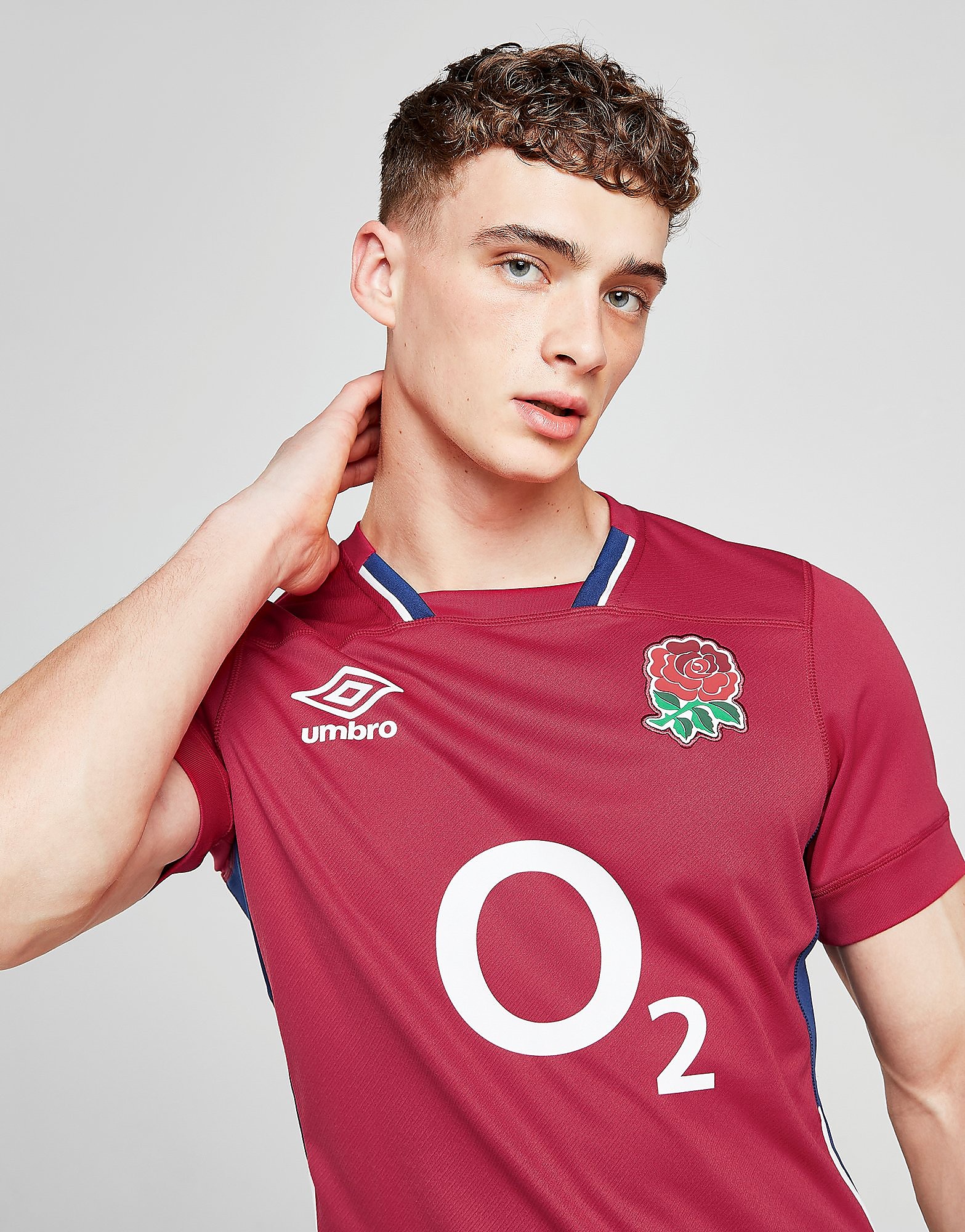 

Umbro England RFU 2021/22 Alternate Replica Jersey - Red - Mens, Red