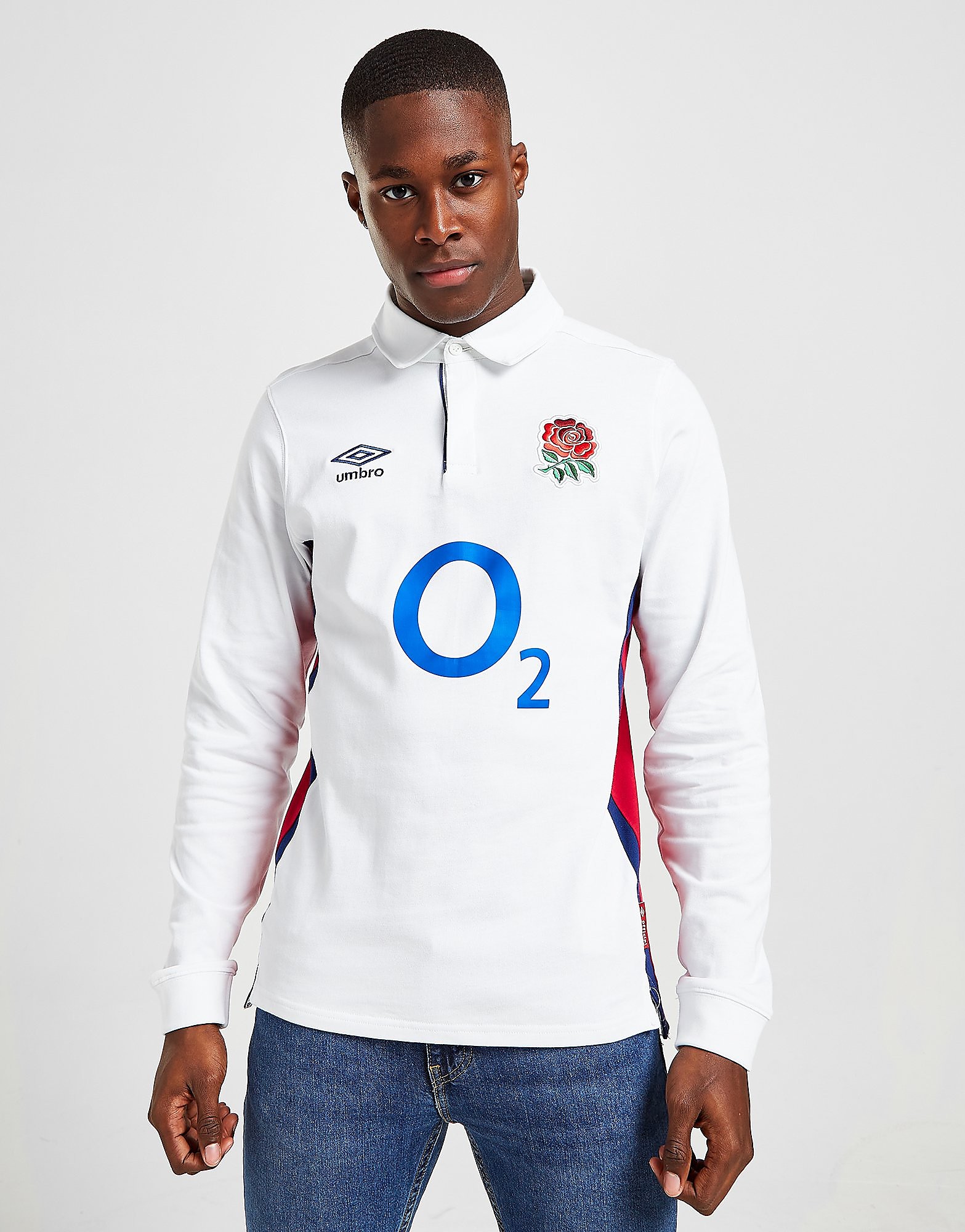 

Umbro England RFU 2021/22 Home Long Sleeve Shirt - White - Mens, White