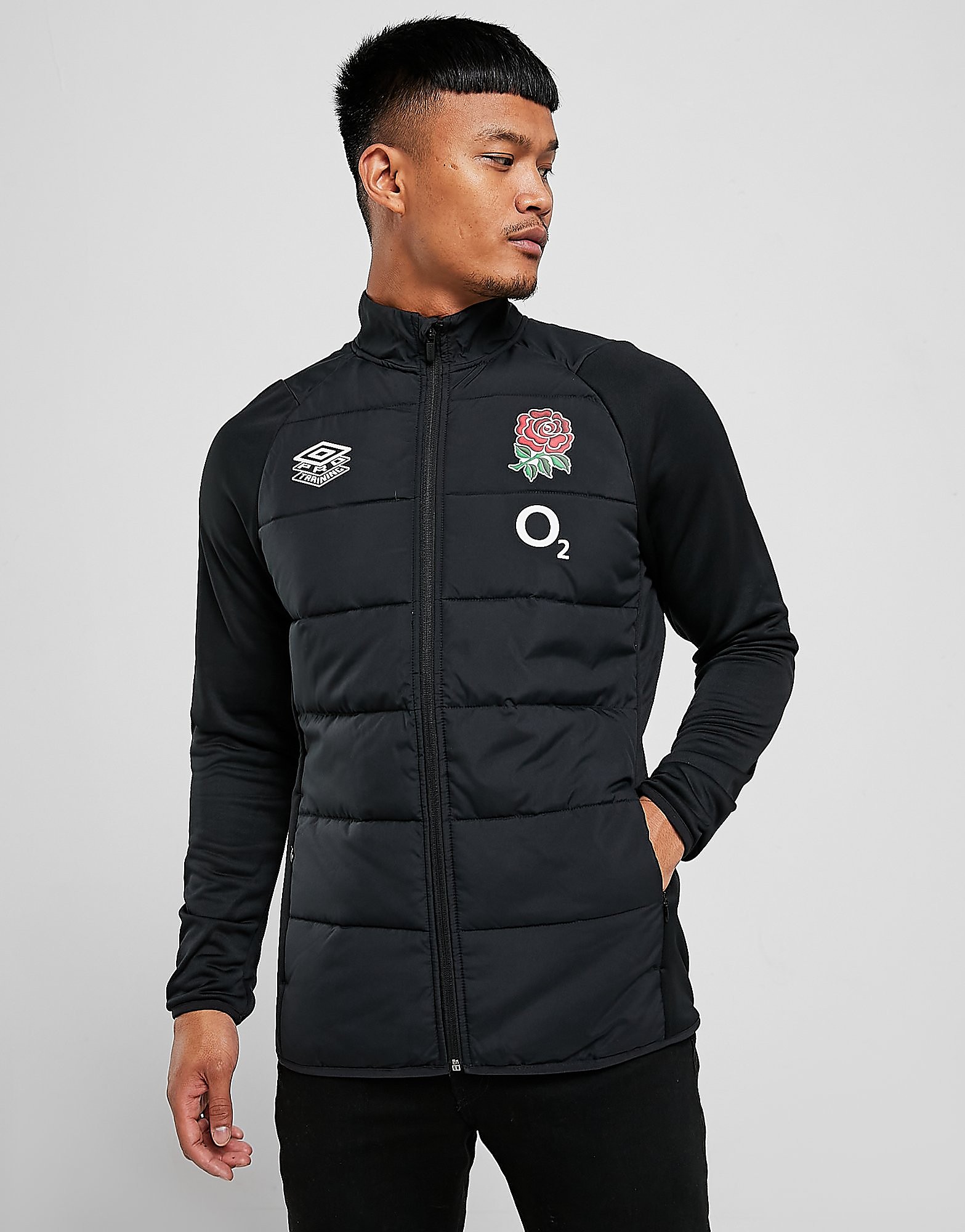 

Umbro England RFU 2021 Thermal Jacket - Black - Mens, Black