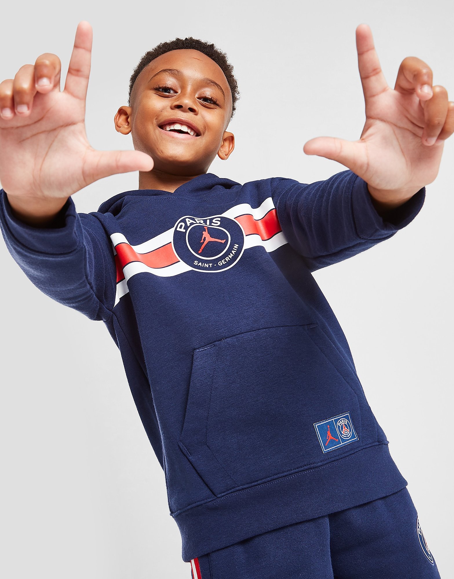 

Jordan Paris Saint Germain Colour Block Hoodie Children - Blue - Kids, Blue
