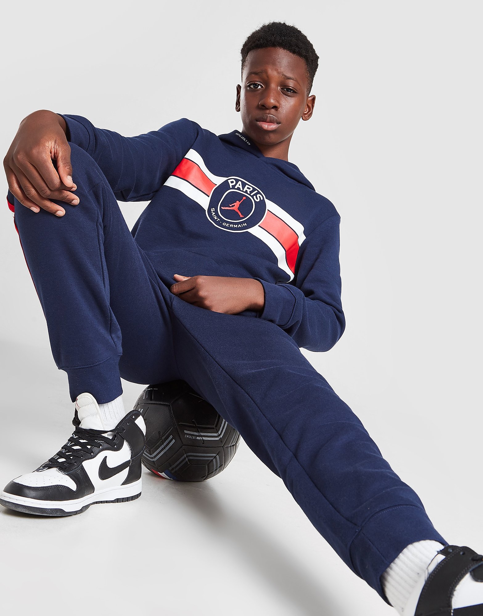 

Jordan Paris Saint Germain Pullover Hoodie Junior - Blue - Kids, Blue