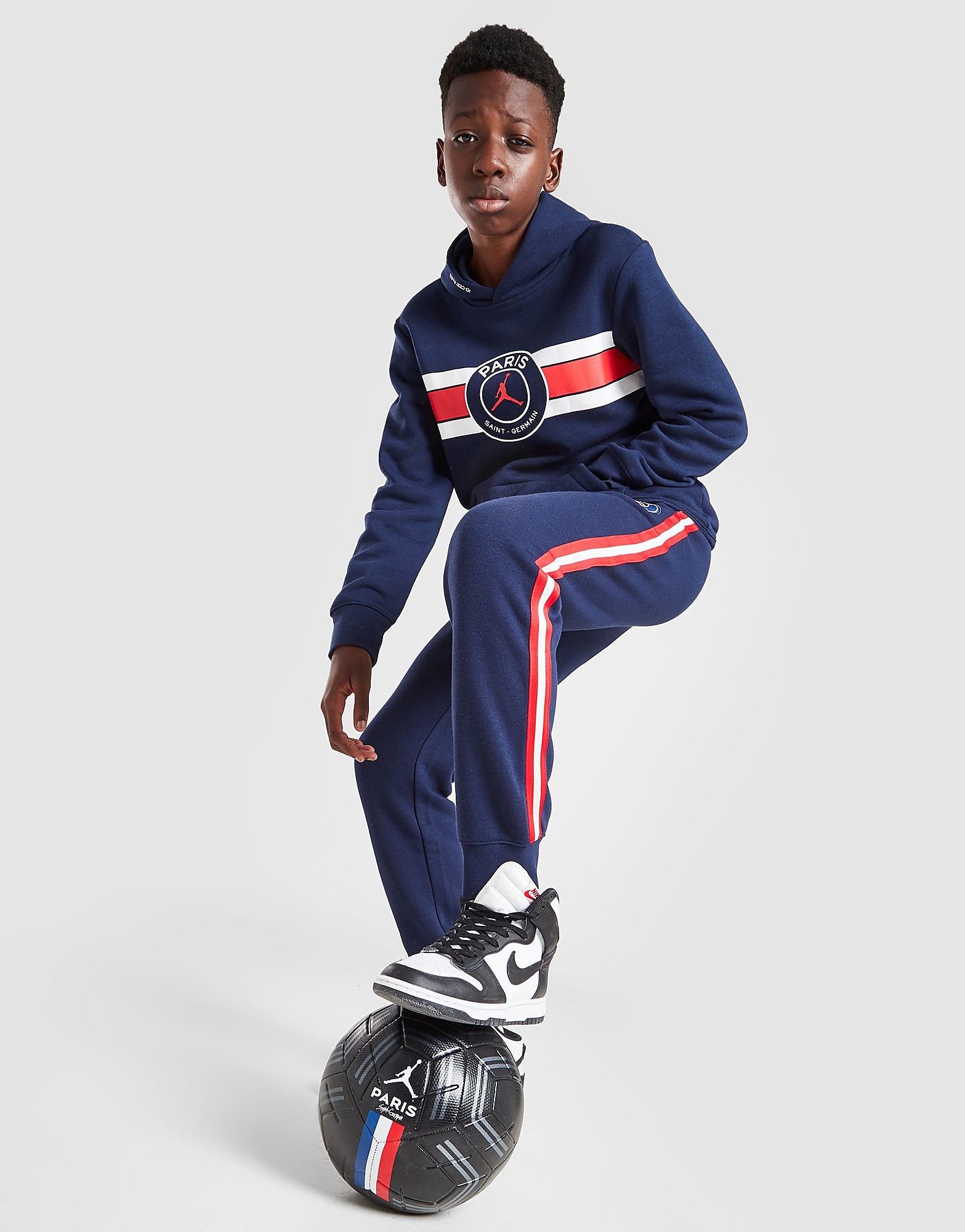 

Jordan Paris Saint Germain Fleece Joggers Junior - Blue - Kids, Blue