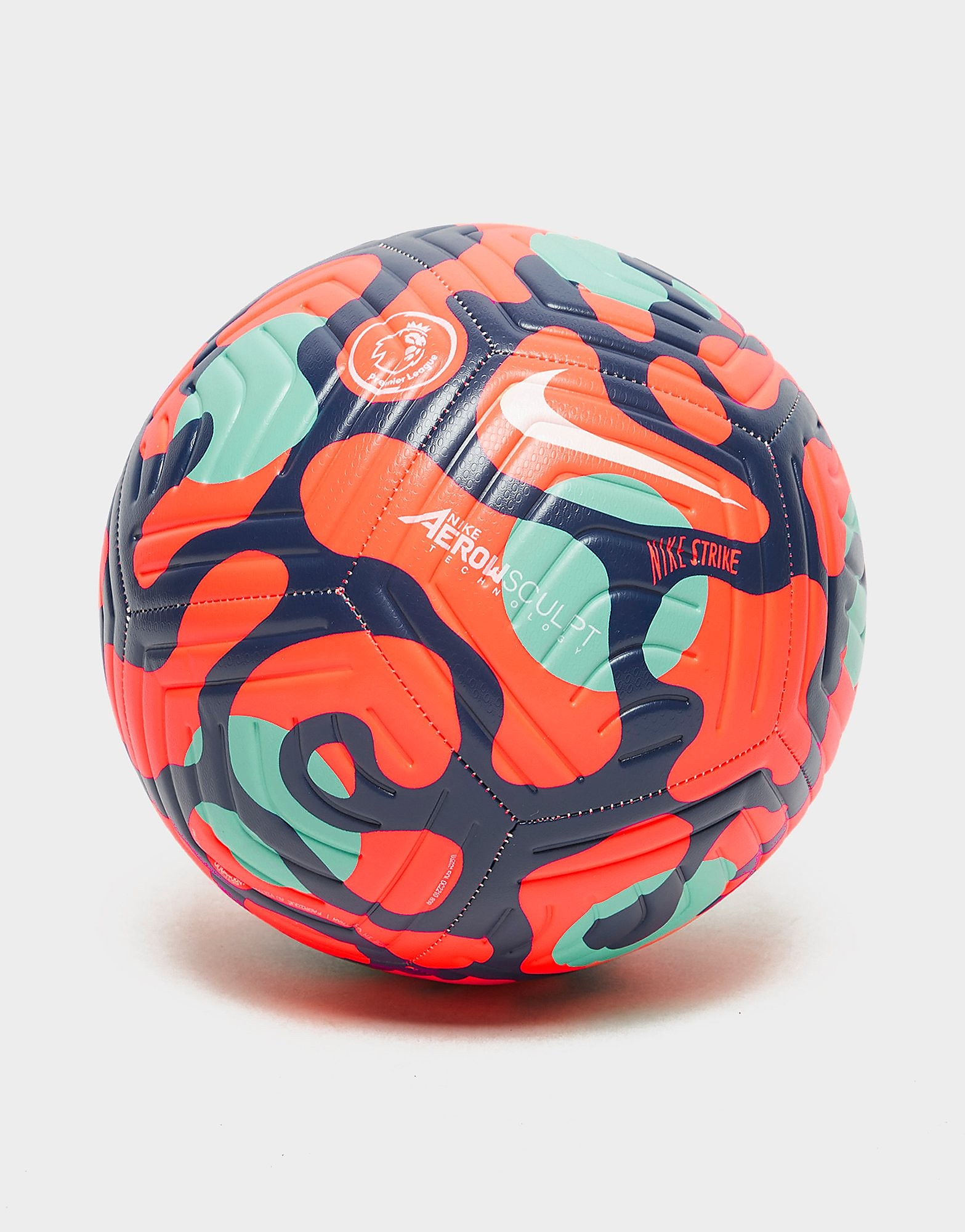 

Nike Premier League 2021/22 Strike Football - Hyper Crimson/Blue/Aurora Green/White - Womens, Hyper Crimson/Blue/Aurora Green/White
