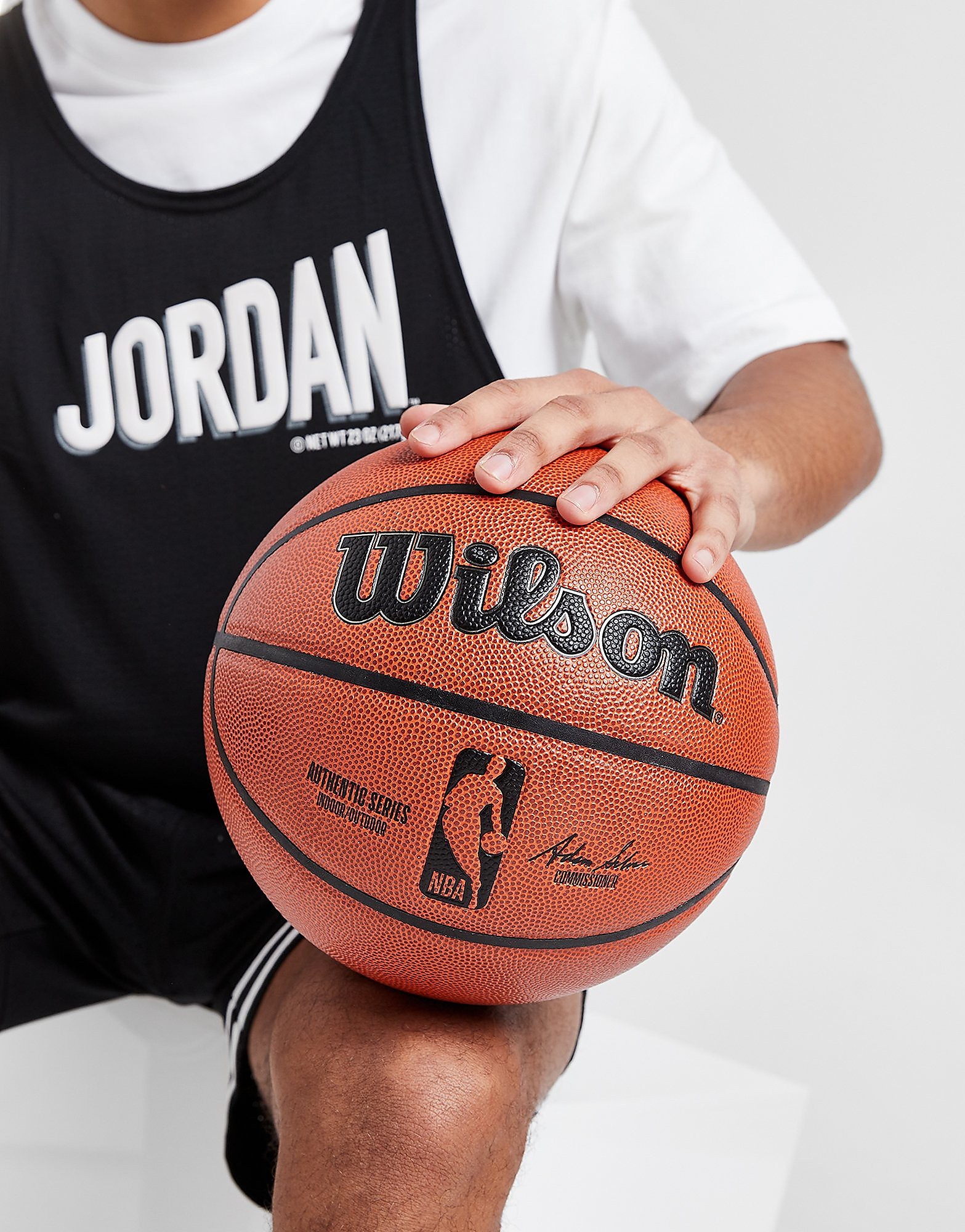 

Wilson NBA Authentic Indoor/Outdoor Basketball - Brown - Mens, Brown