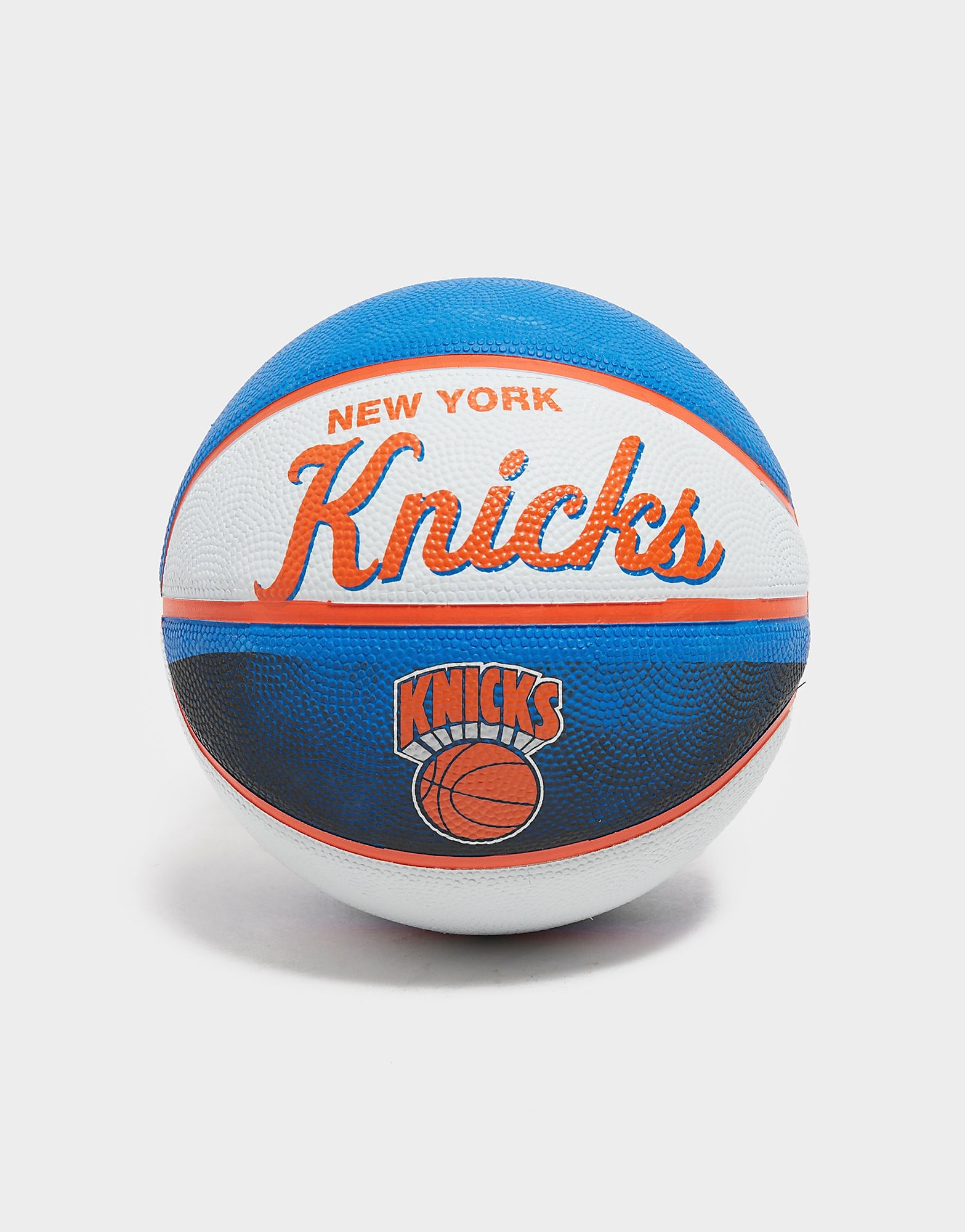 Wilson NBA Retro New York Knicks Basketball - Blue/White - Mens, Blue/White