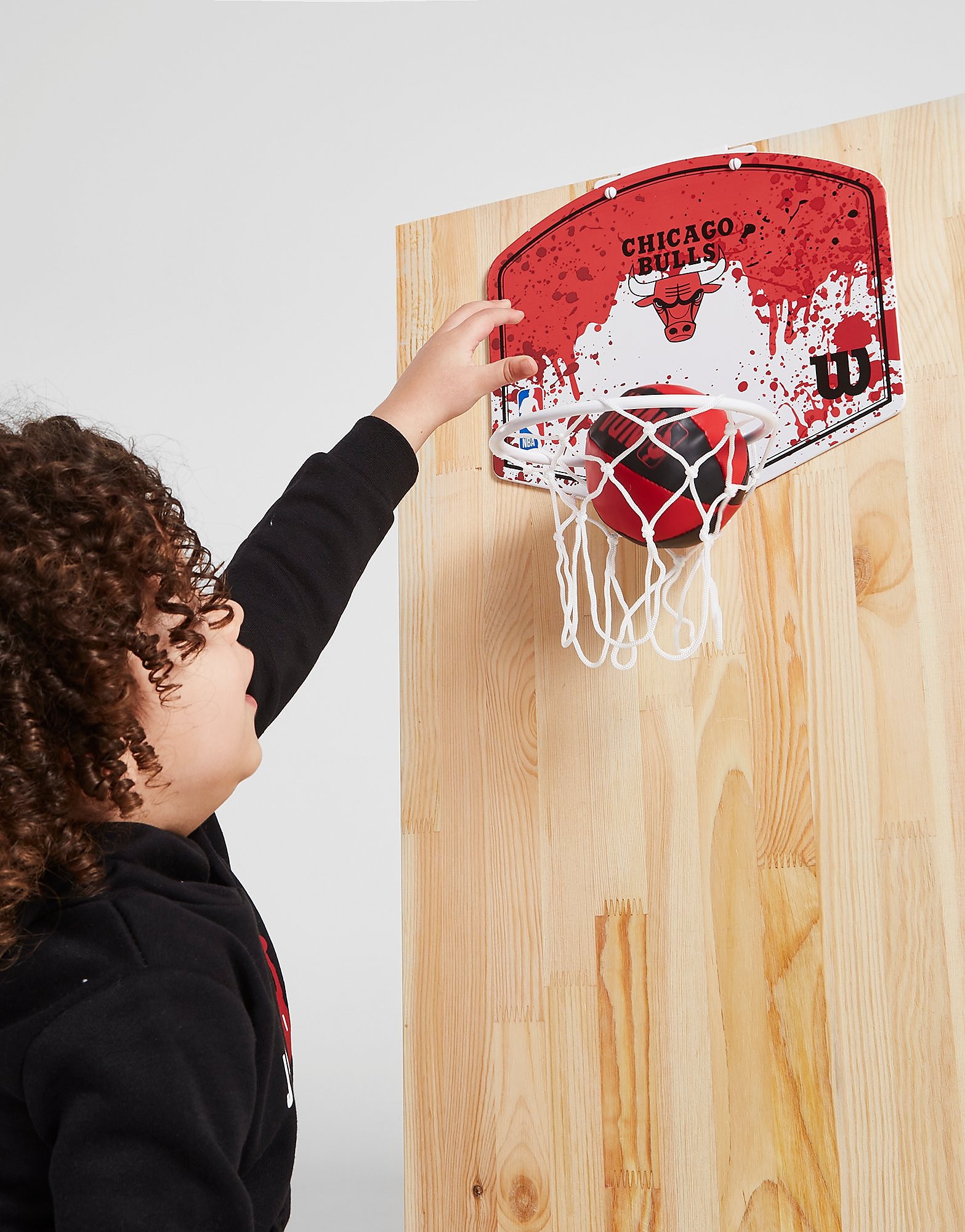 

Wilson NBA Chicago Bulls Mini Hoop Set - Red/Black - Mens, Red/Black