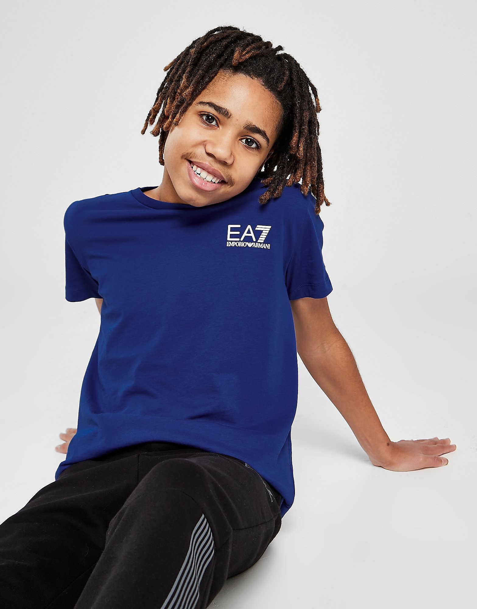

Emporio Armani EA7 Core Logo T-Shirt Junior - Blue - Kids, Blue