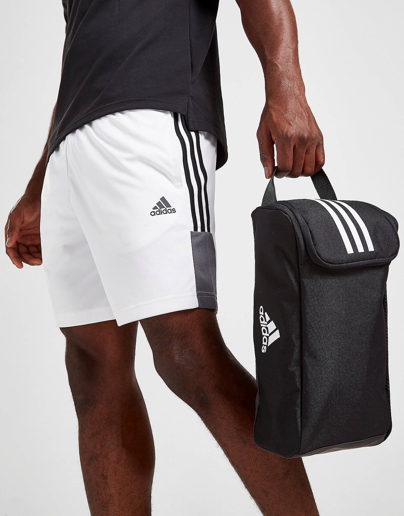 

adidas Tiro Bootbag - Black / White - Womens, Black / White