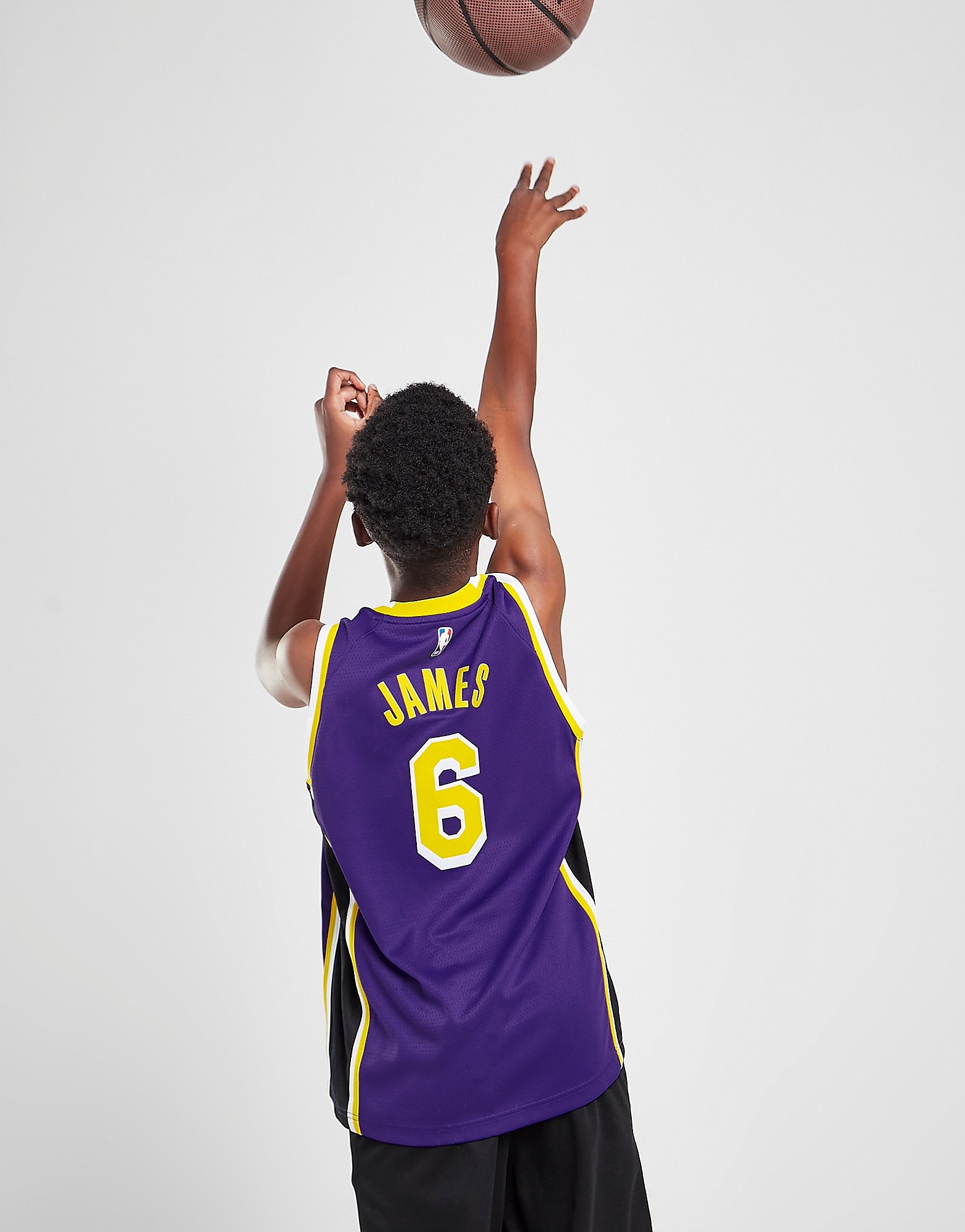 

Jordan NBA LA Lakers James #6 Jersey Junior - Purple - Kids, Purple