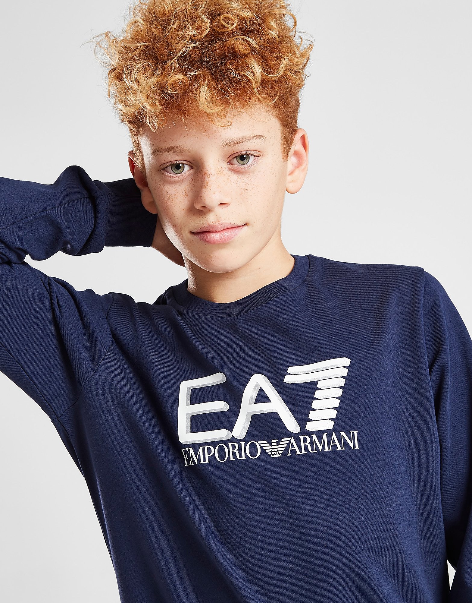 

Emporio Armani EA7 Visibility Crew Sweatshirt Junior - Blue - Kids, Blue