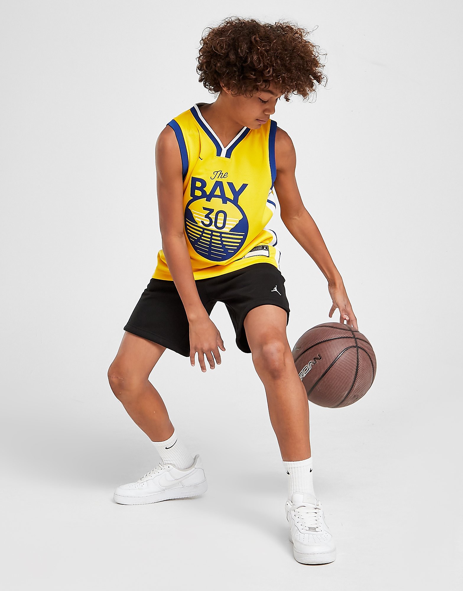 

Jordan NBA Golden State Warriors Curry #30 Jersey Junior - Yellow - Kids, Yellow