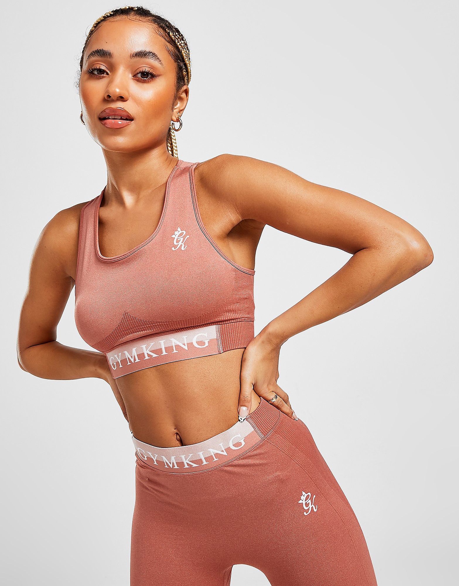 

Gym King Seamless Power Bralette - Pink - Womens, Pink