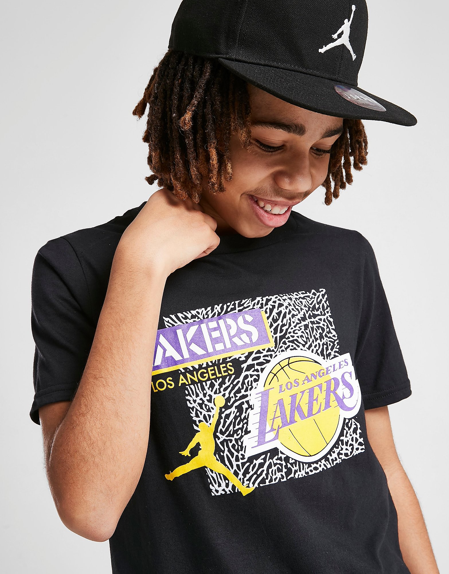 

Jordan NBA Los Angeles Lakers Essential T-Shirt Junior - Black - Kids, Black