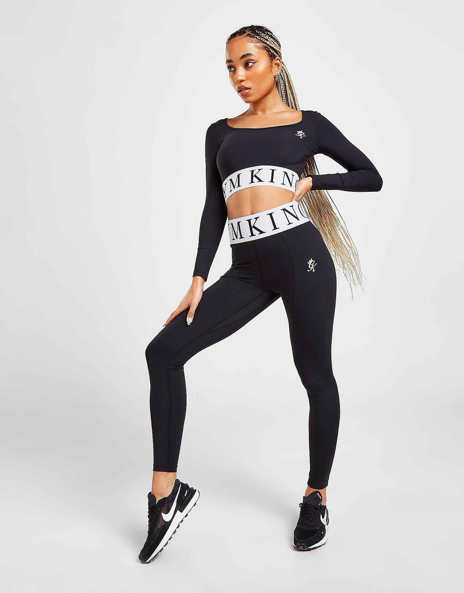 

Gym King Large Logo Tights - Womens