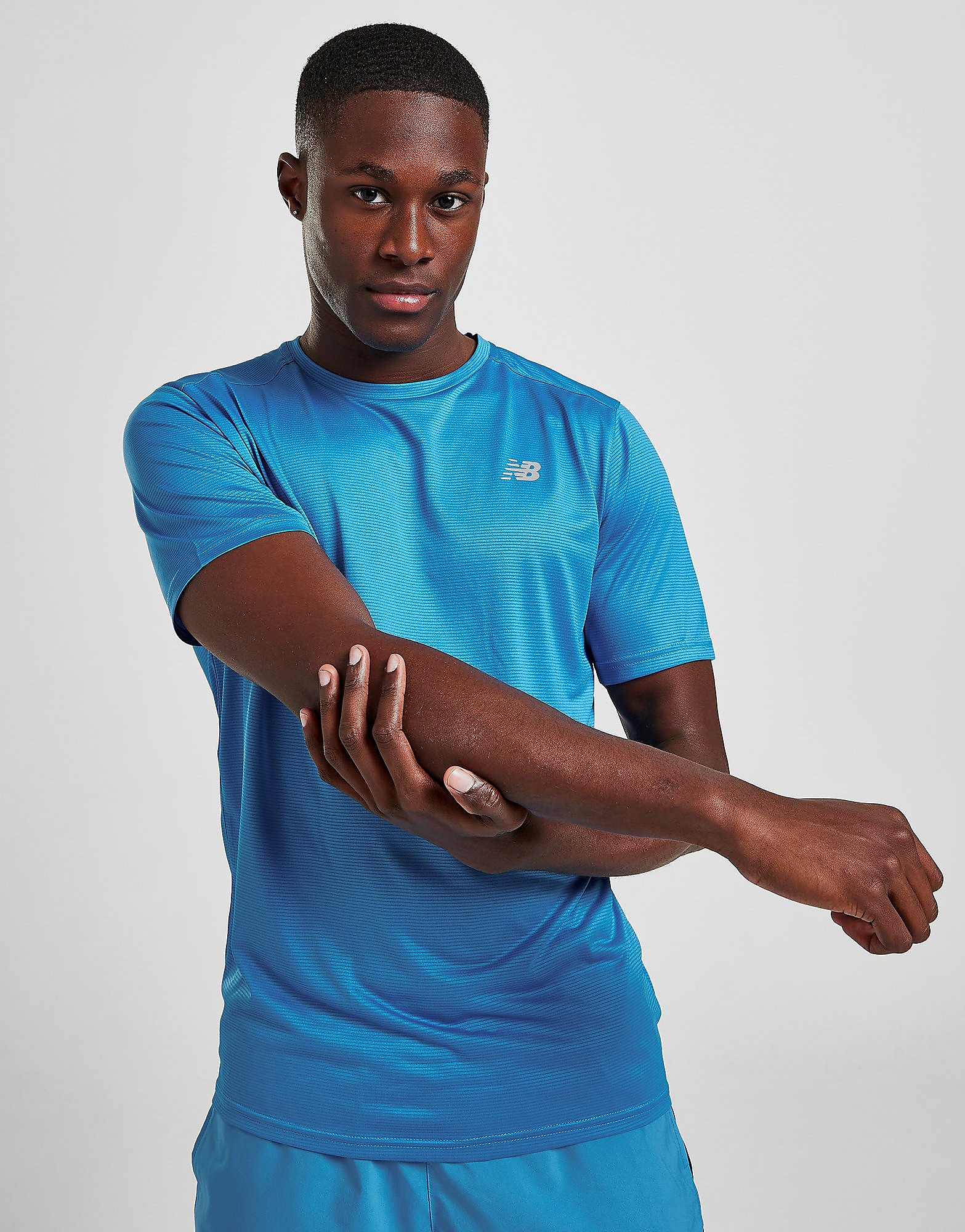 

New Balance Accelerate T-Shirt - Blue, Blue