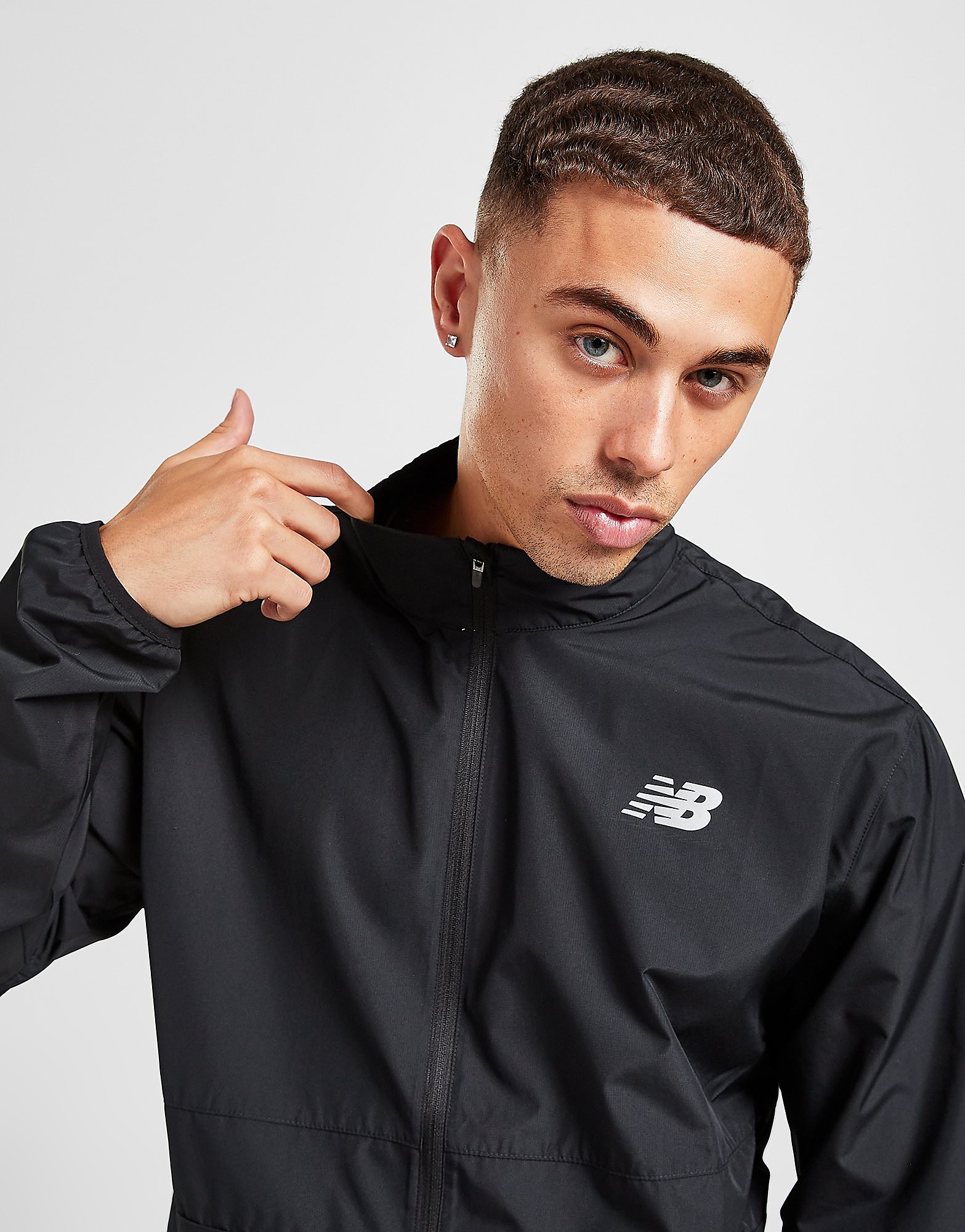 

New Balance Core Running Jacket - Black - Mens, Black