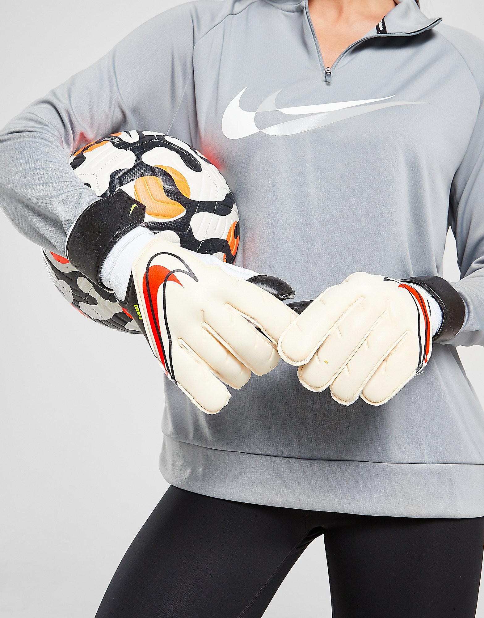 

Nike Goalkeeper Vapor Grip3 Gloves - White/Black/Bright Crimson - Mens, White/Black/Bright Crimson