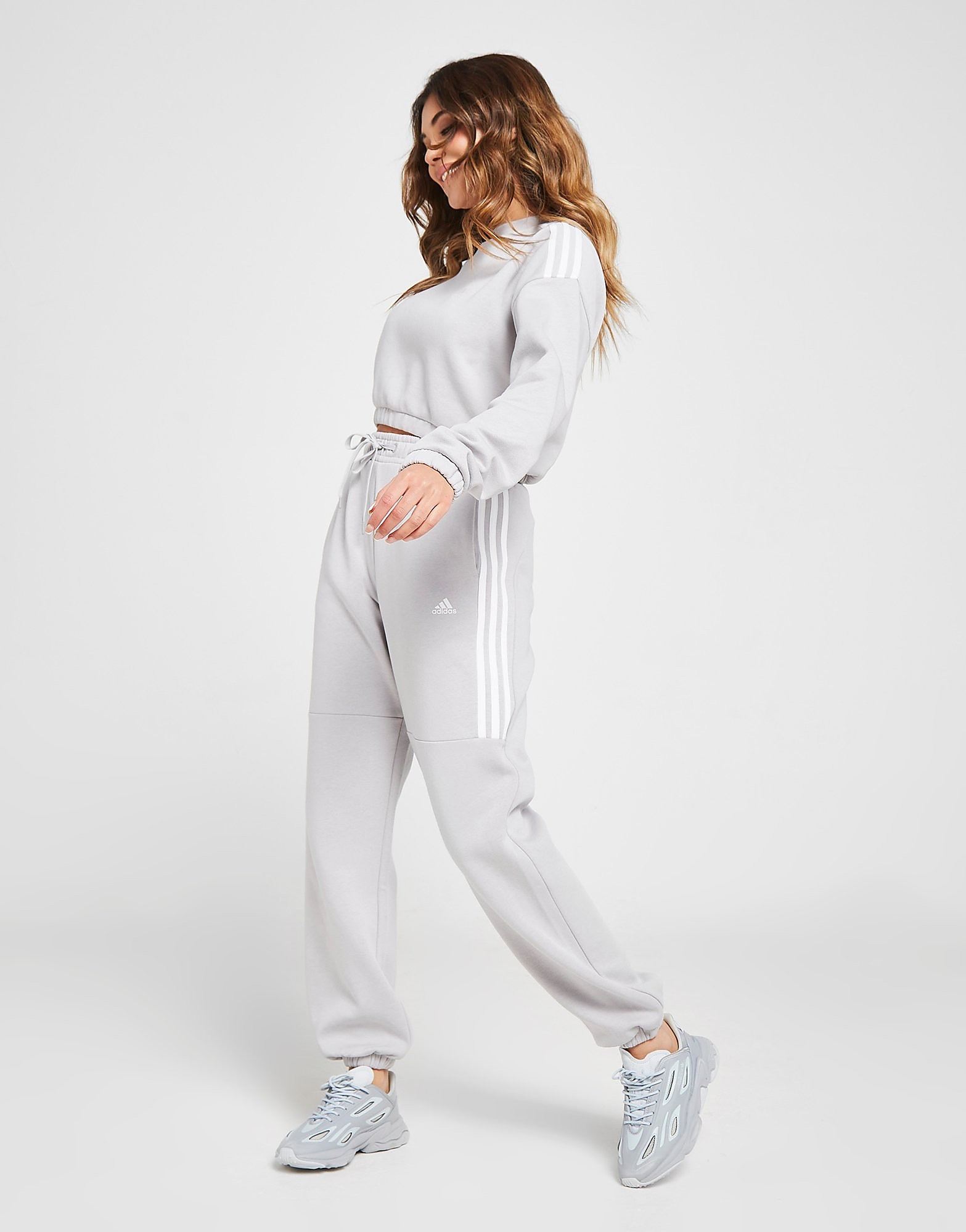 

adidas 3-Stripes Joggers - Grey Two - Womens, Grey Two