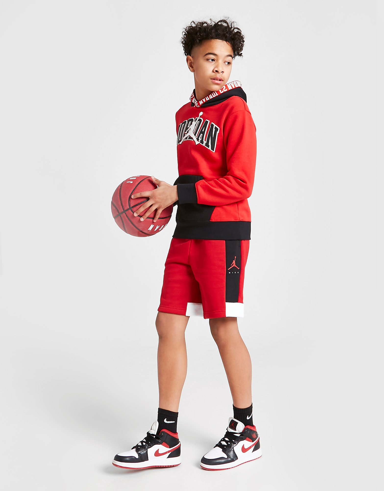 

Jordan Jumpman Fleece Shorts Junior - Red - Kids, Red