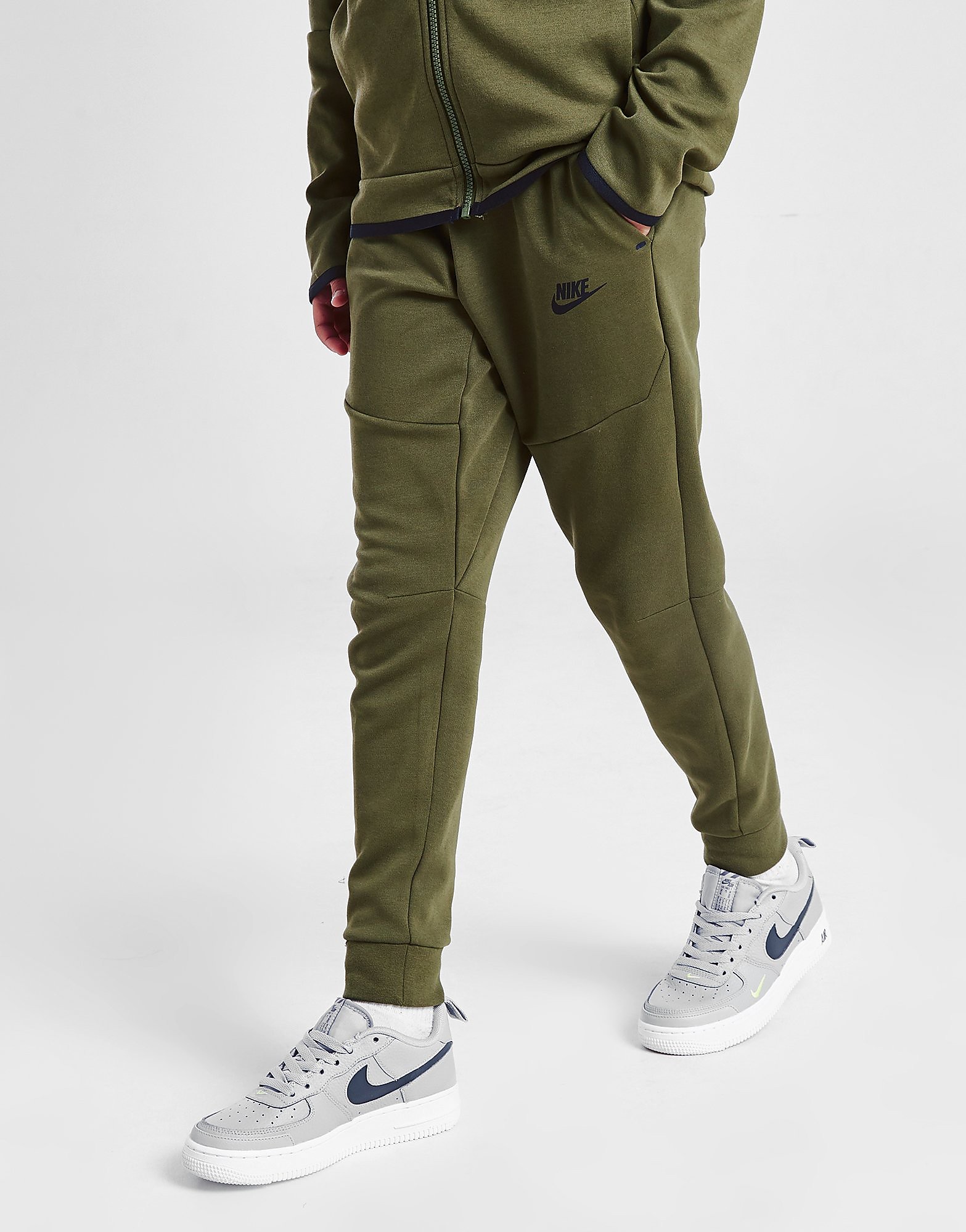 

Nike Tech Fleece Track Pants Junior - Rough Green/Black - Kids, Rough Green/Black
