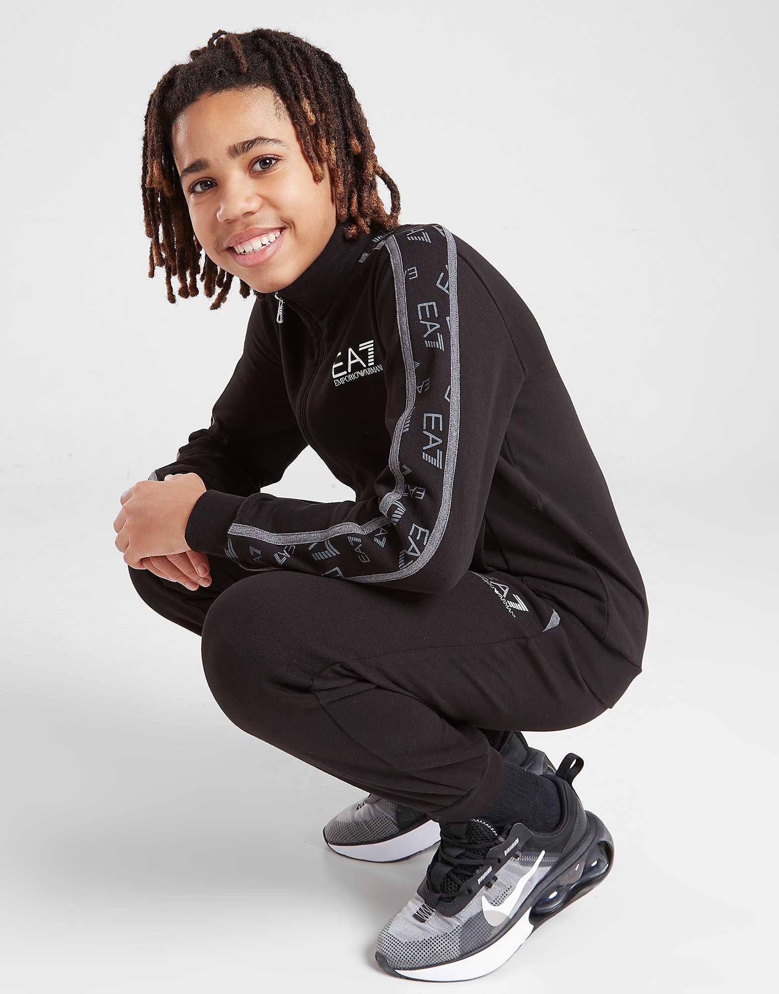 

Emporio Armani EA7 All Over Print Tracksuit Junior - Black - Kids, Black