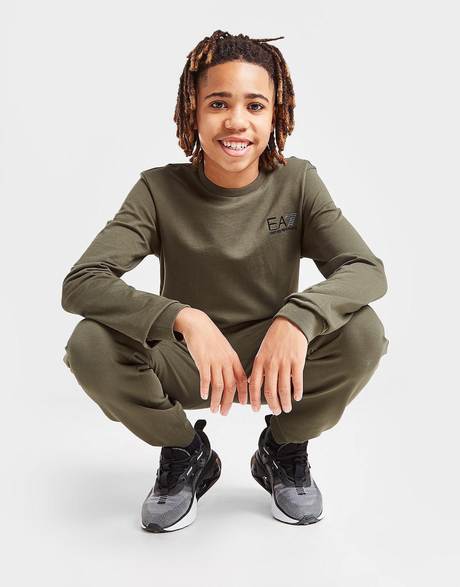 

Emporio Armani EA7 Core Crew Sweatshirt Junior - Green - Kids, Green