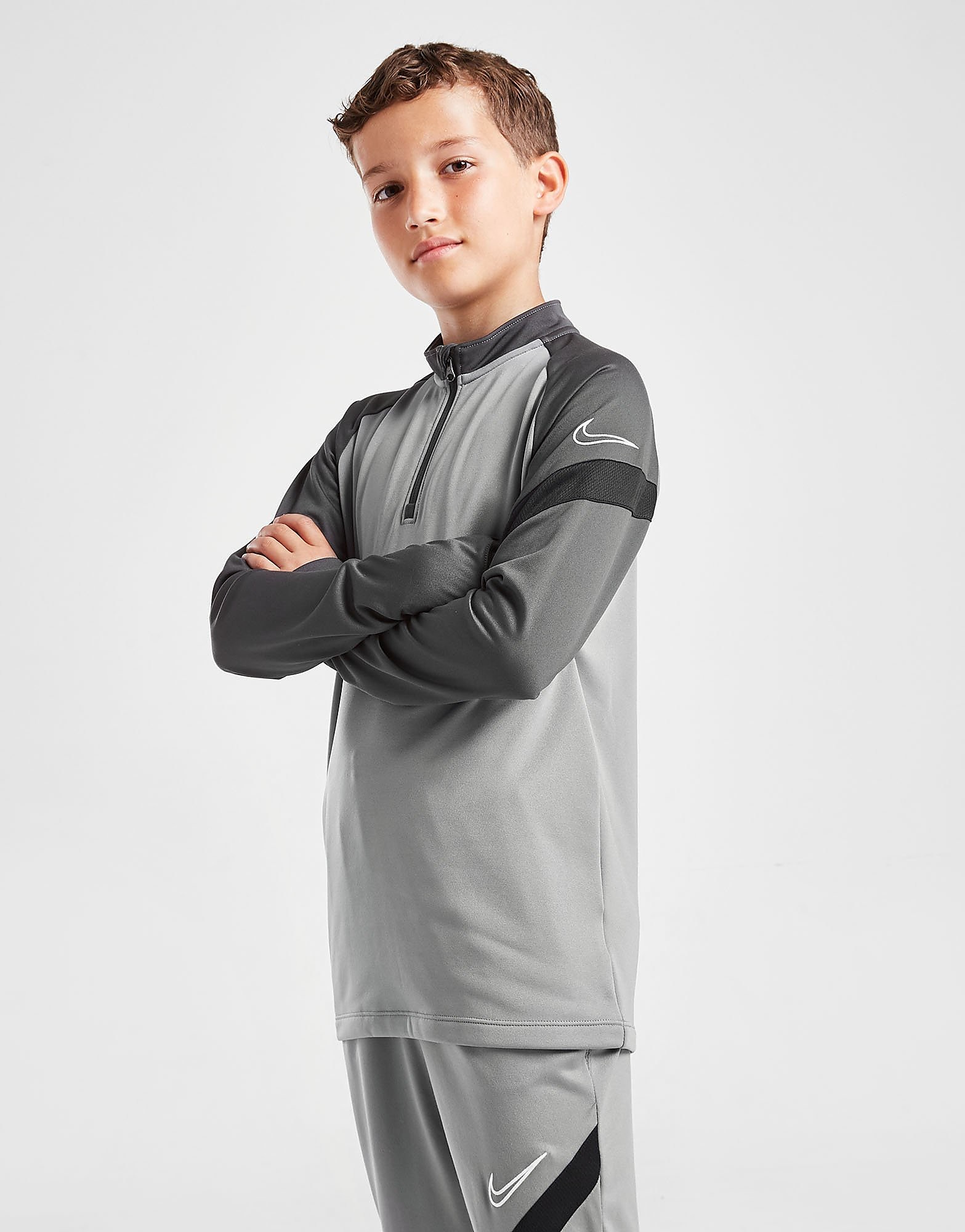 

Nike Academy Drill Top Junior - Smoke Grey/Anthracite/Black/White - Kids, Smoke Grey/Anthracite/Black/White