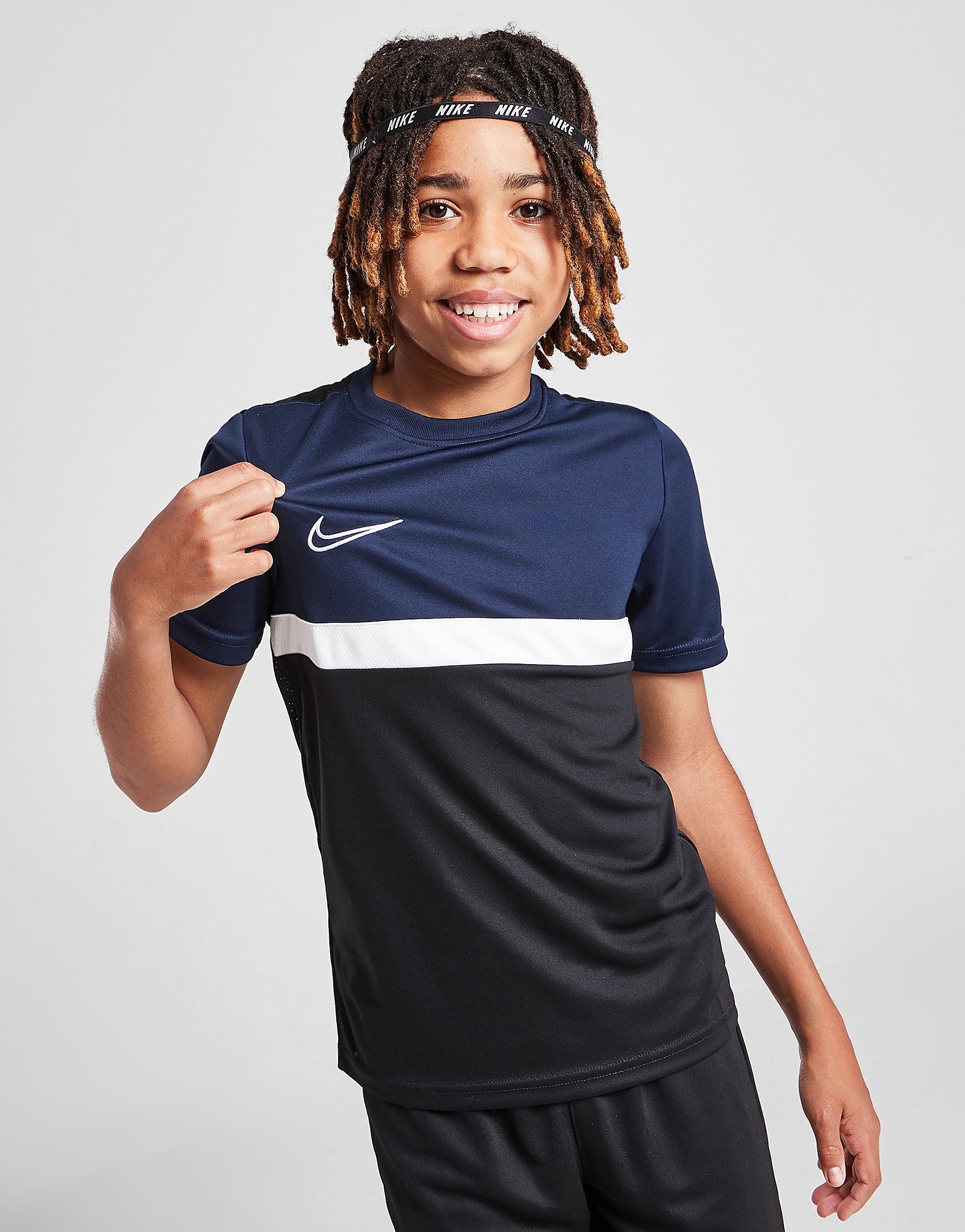 

Nike Dri-FIT Academy Pro T-Shirt Junior - Only at JD - Black/Navy - Kids, Black/Navy