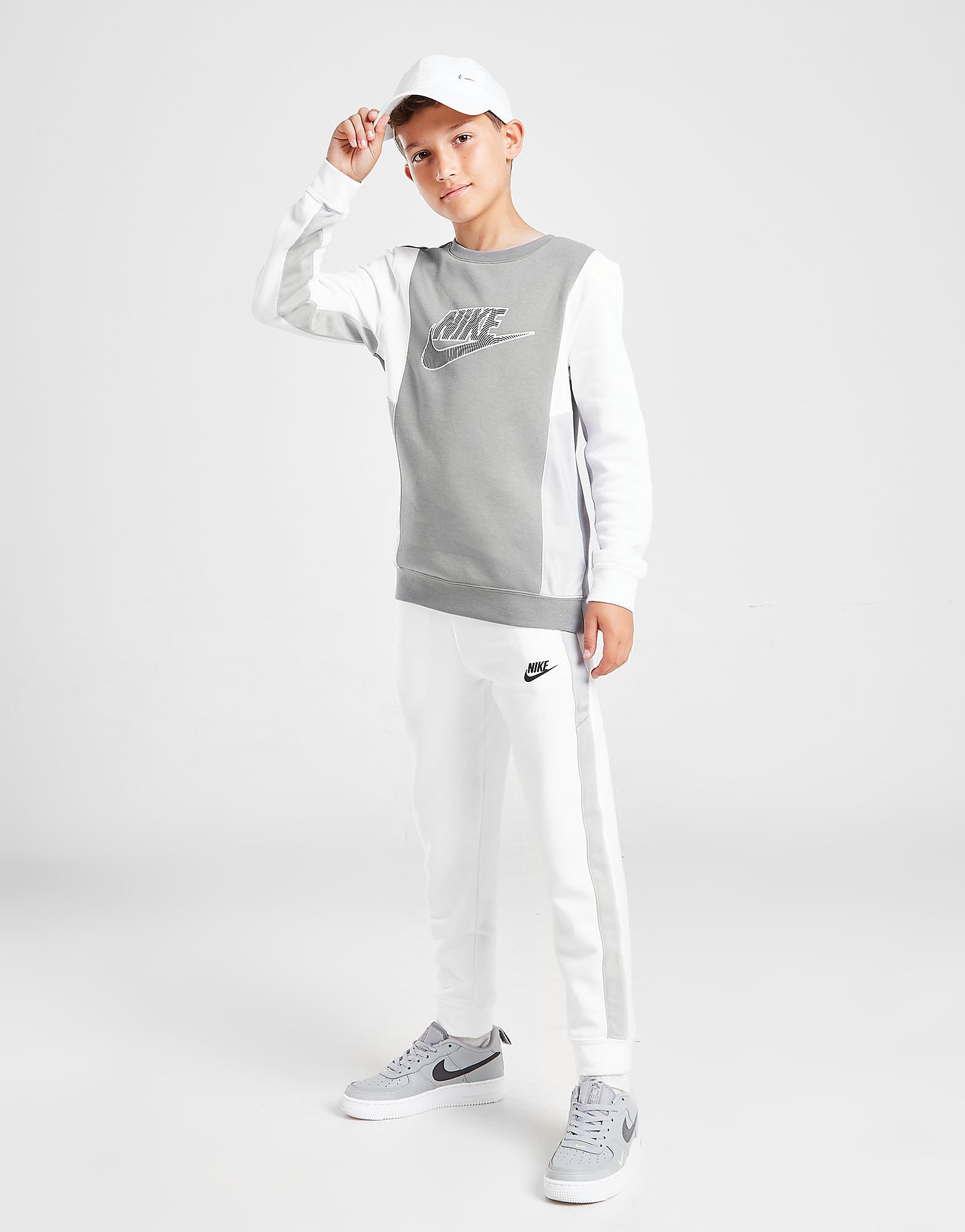 

Nike Hybrid Fleece Joggers Junior - Only at JD - White/Cool Grey/Wolf Grey/Black - Kids, White/Cool Grey/Wolf Grey/Black